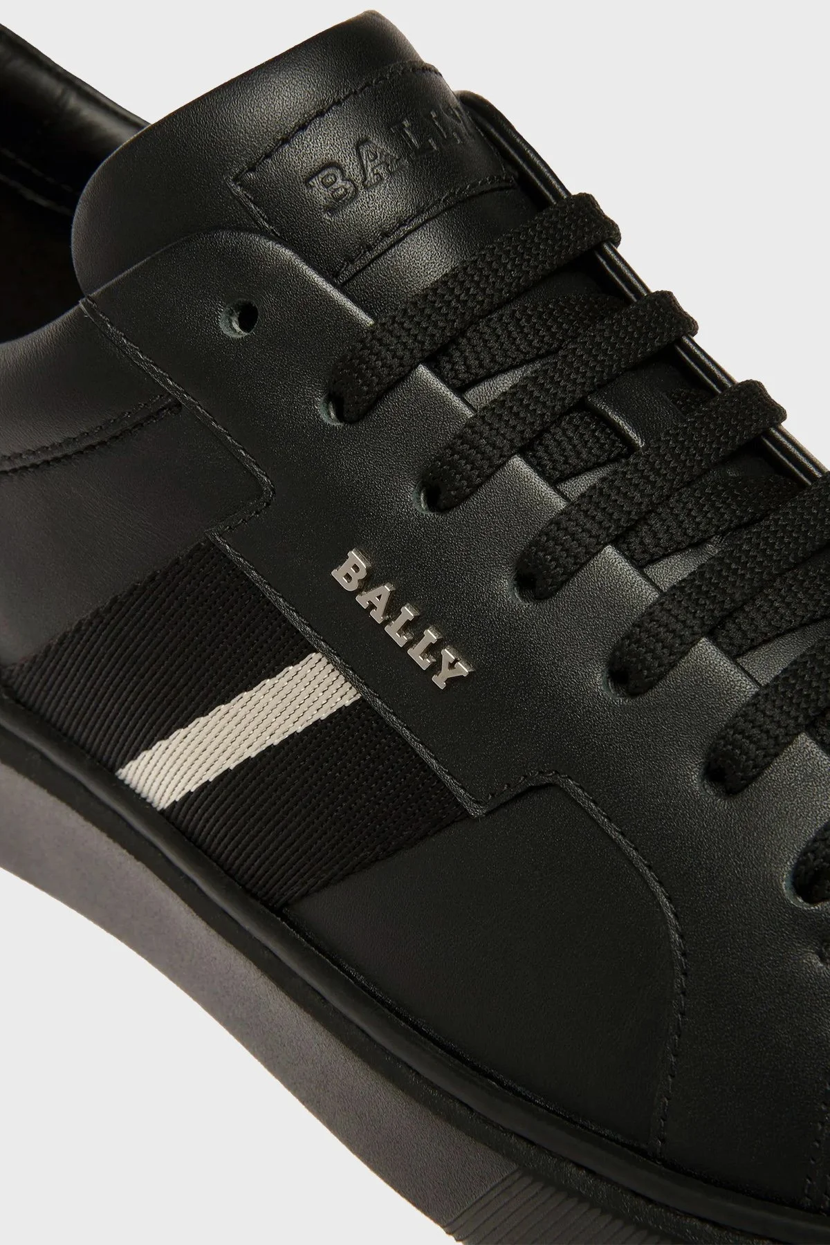 Bally Hakiki Deri Sneaker Erkek Ayakkabı MOONY F000 SİYAH - 4