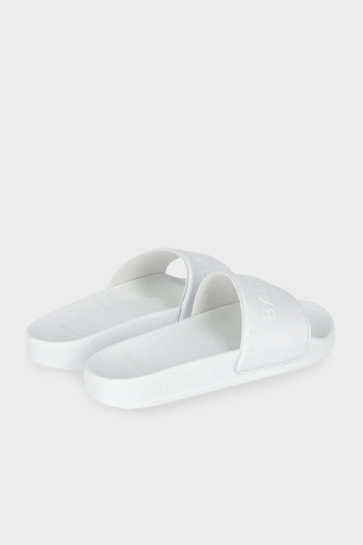 Balmain Logolu Düz Çocuk Terlik 6M0746 MX380 100 BEYAZ - 3