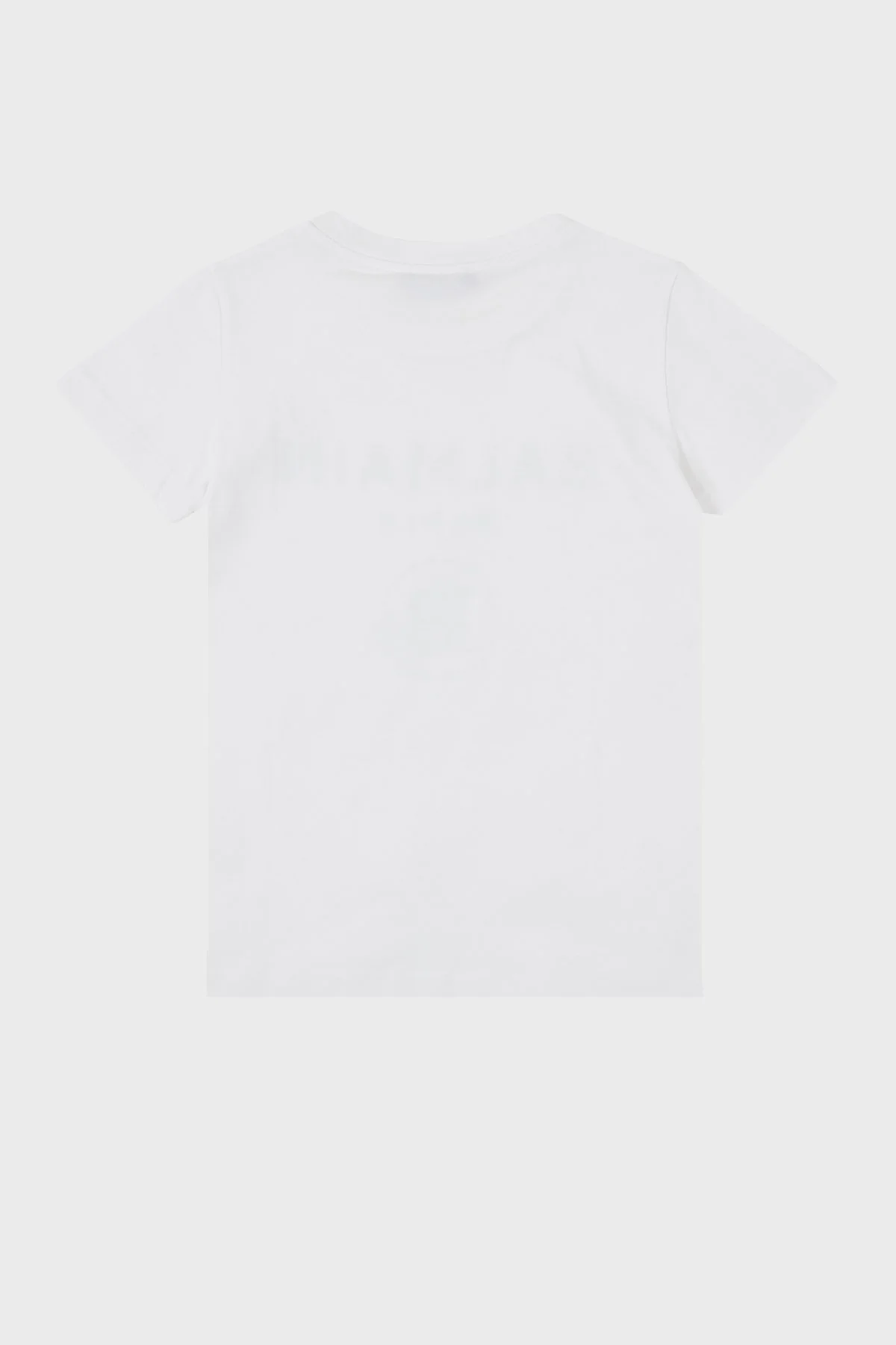 Balmain Pamuklu Bisiklet Yaka Çocuk T Shirt 6M8021 MX030 100MC BEYAZ - 3