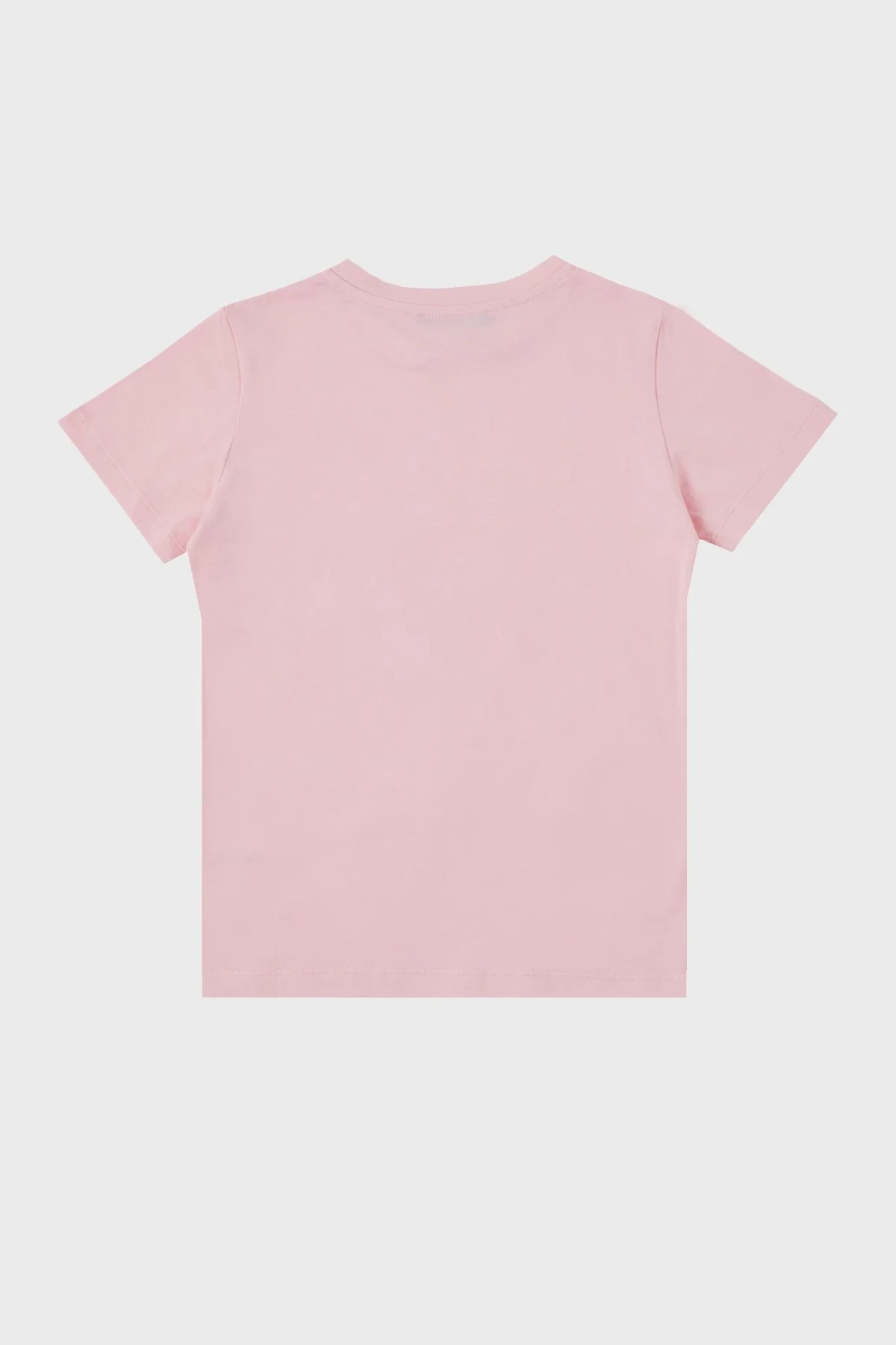 Balmain Pamuklu Bisiklet Yaka Çocuk T Shirt 6M8701 MX030 506BC PUDRA - 2