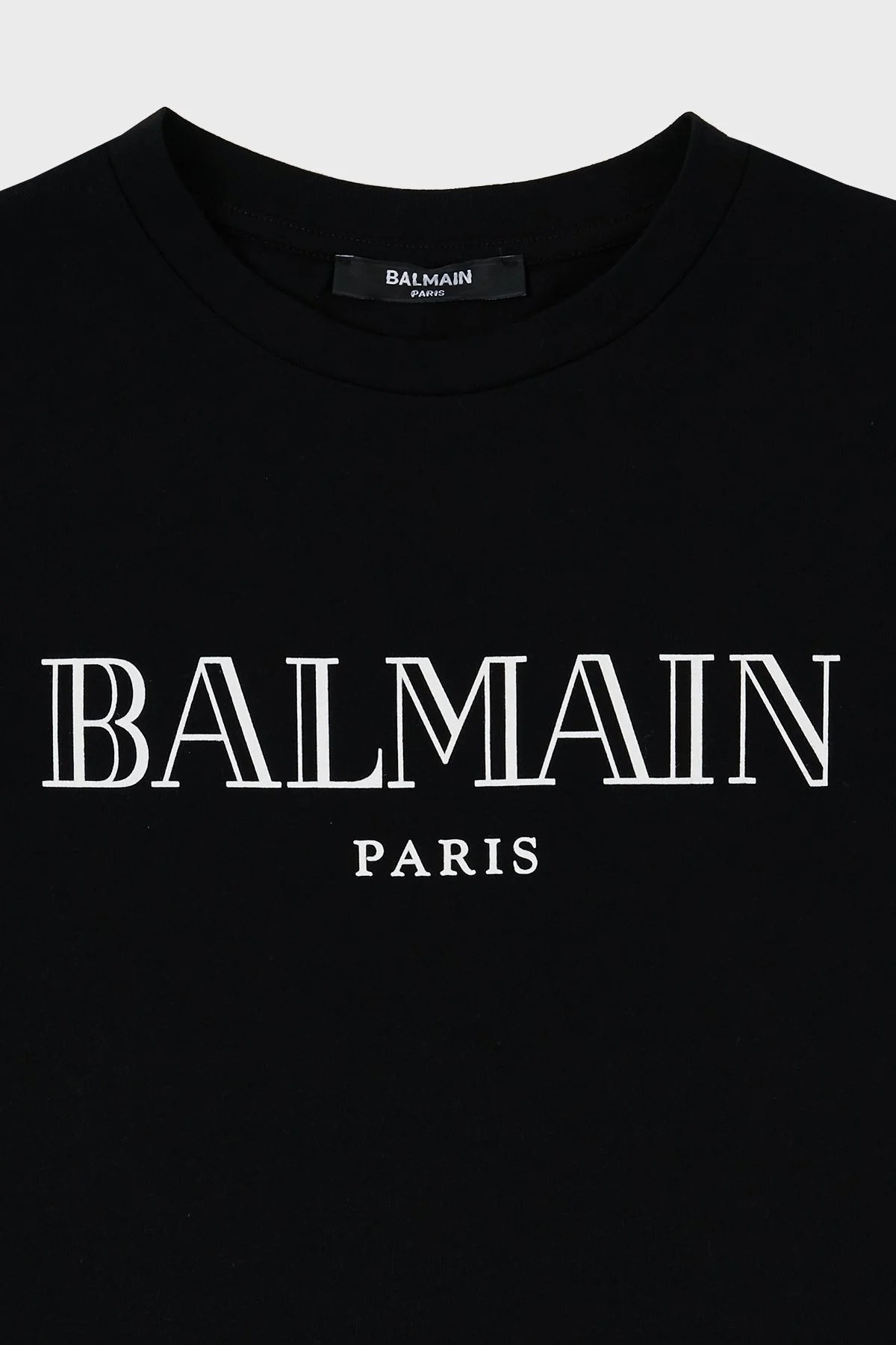 Balmain Pamuklu Bisiklet Yaka Çocuk T Shirt 6M8721 MX030 930 SİYAH - 6