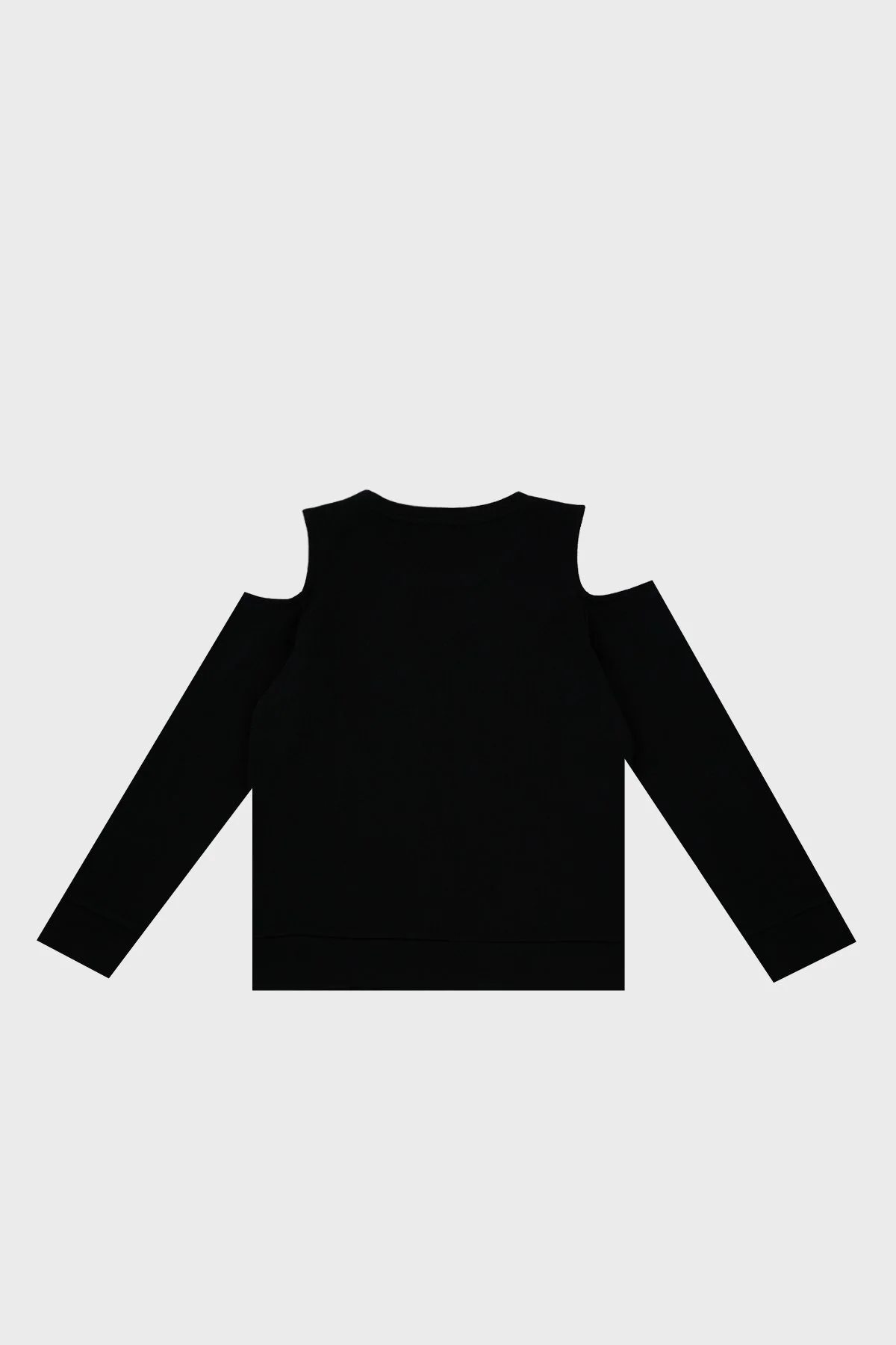 Balmain Pamuklu Bisiklet Yaka Pencereli Çocuk Sweat 6M4020 MX270 930 SİYAH - 7