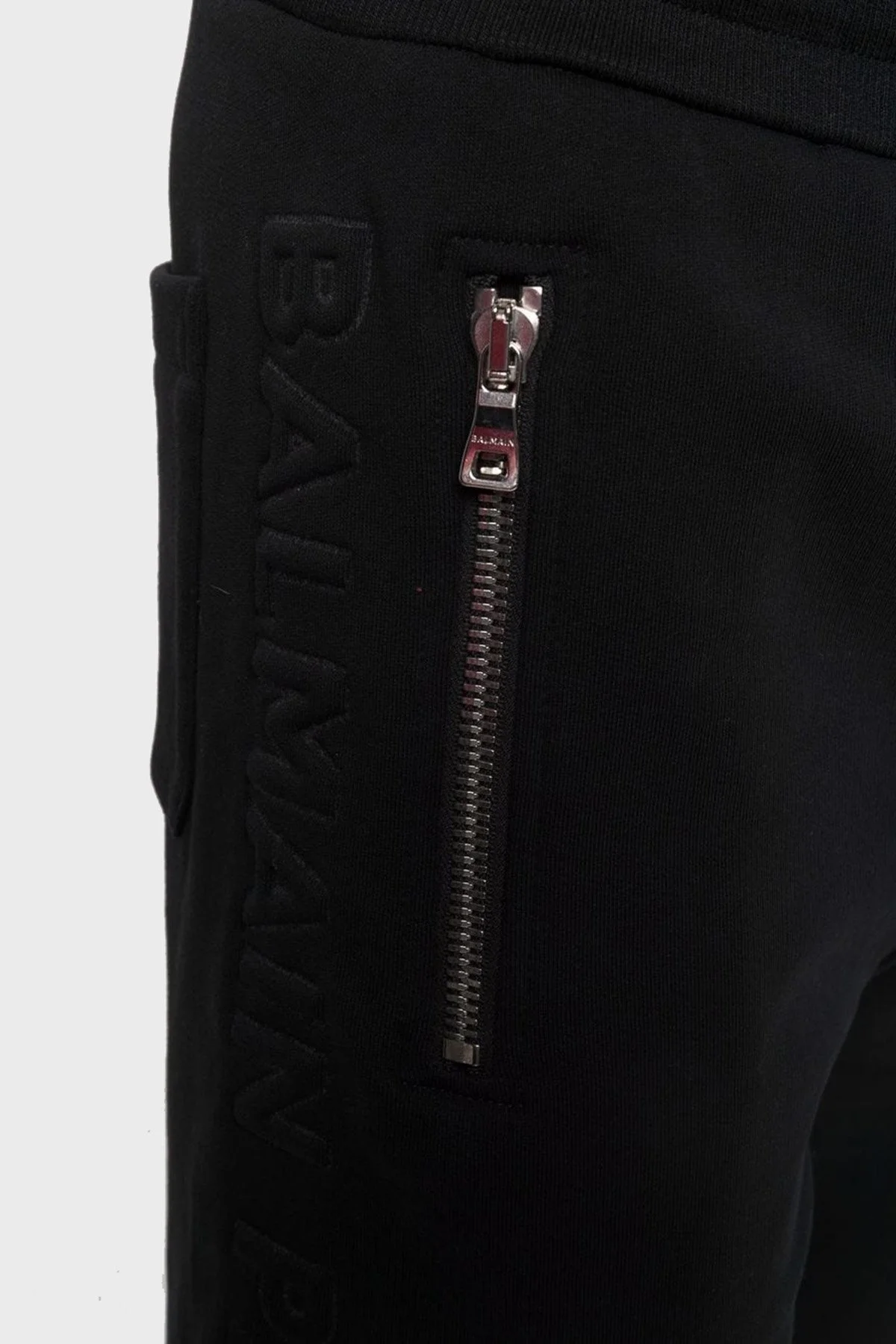 Balmain Pamuklu Loose Fit Cepli Bermuda Erkek Şort XH1OA000BB34 0PA SİYAH - 5