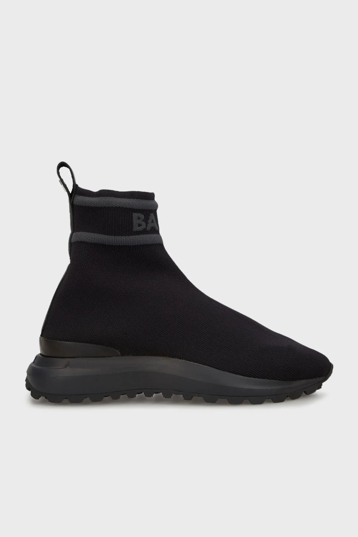 BALR. Logo Baskılı Çorap Formlu Tırtıklı Taban Bilekli Sneaker Erkek Ayakkabı B1512.1012 102 SİYAH - 5