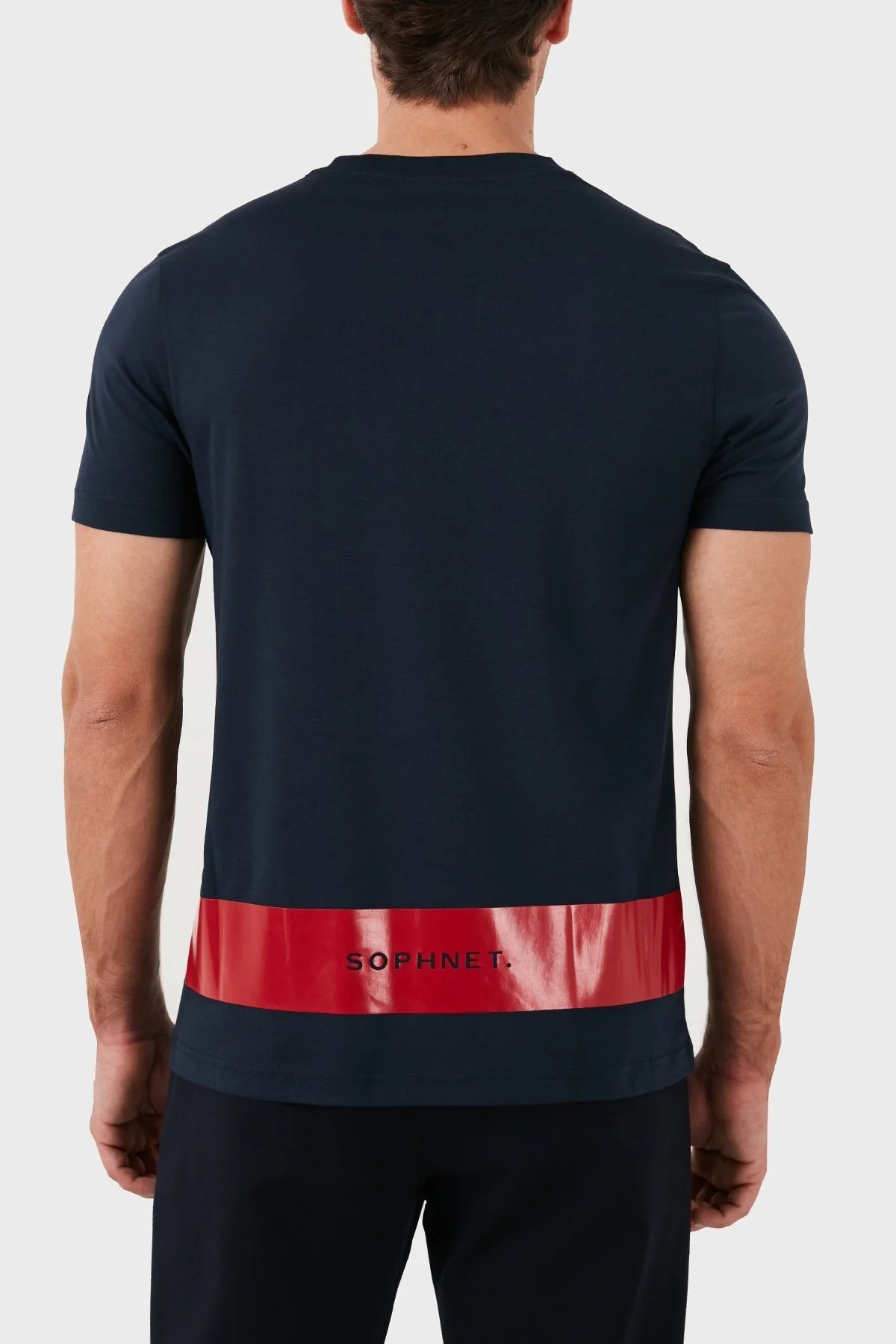 Belstaff % 100 Pamuklu Bisiklet Yaka Erkek T Shirt 71140200 J61A0067 80000 LACİVERT - 2