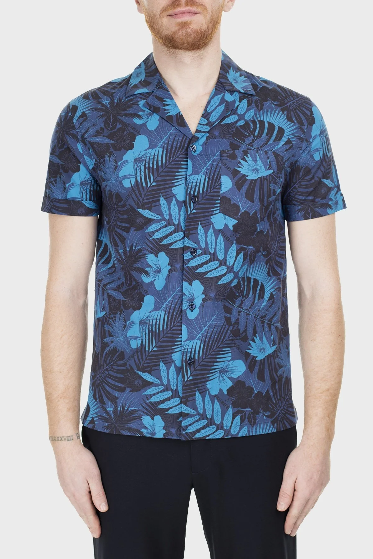 Bikkembergs Erkek Gömlek CC04300S32740045 LACİVERT - 1