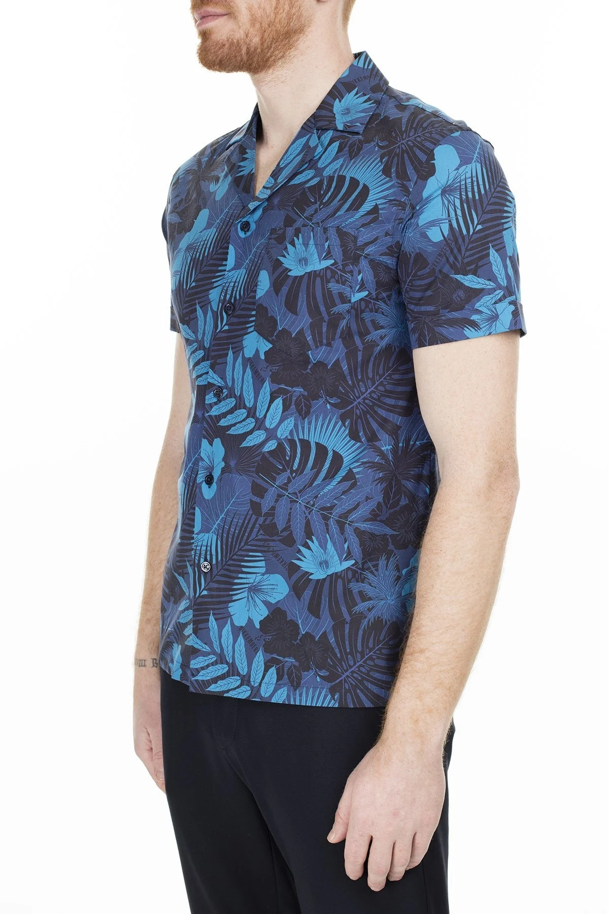 Bikkembergs Erkek Gömlek CC04300S32740045 LACİVERT - 3