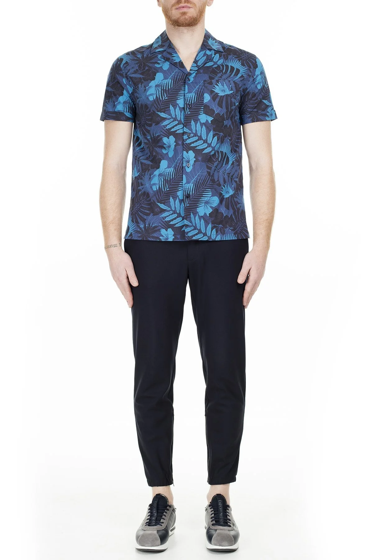 Bikkembergs Erkek Gömlek CC04300S32740045 LACİVERT - 5