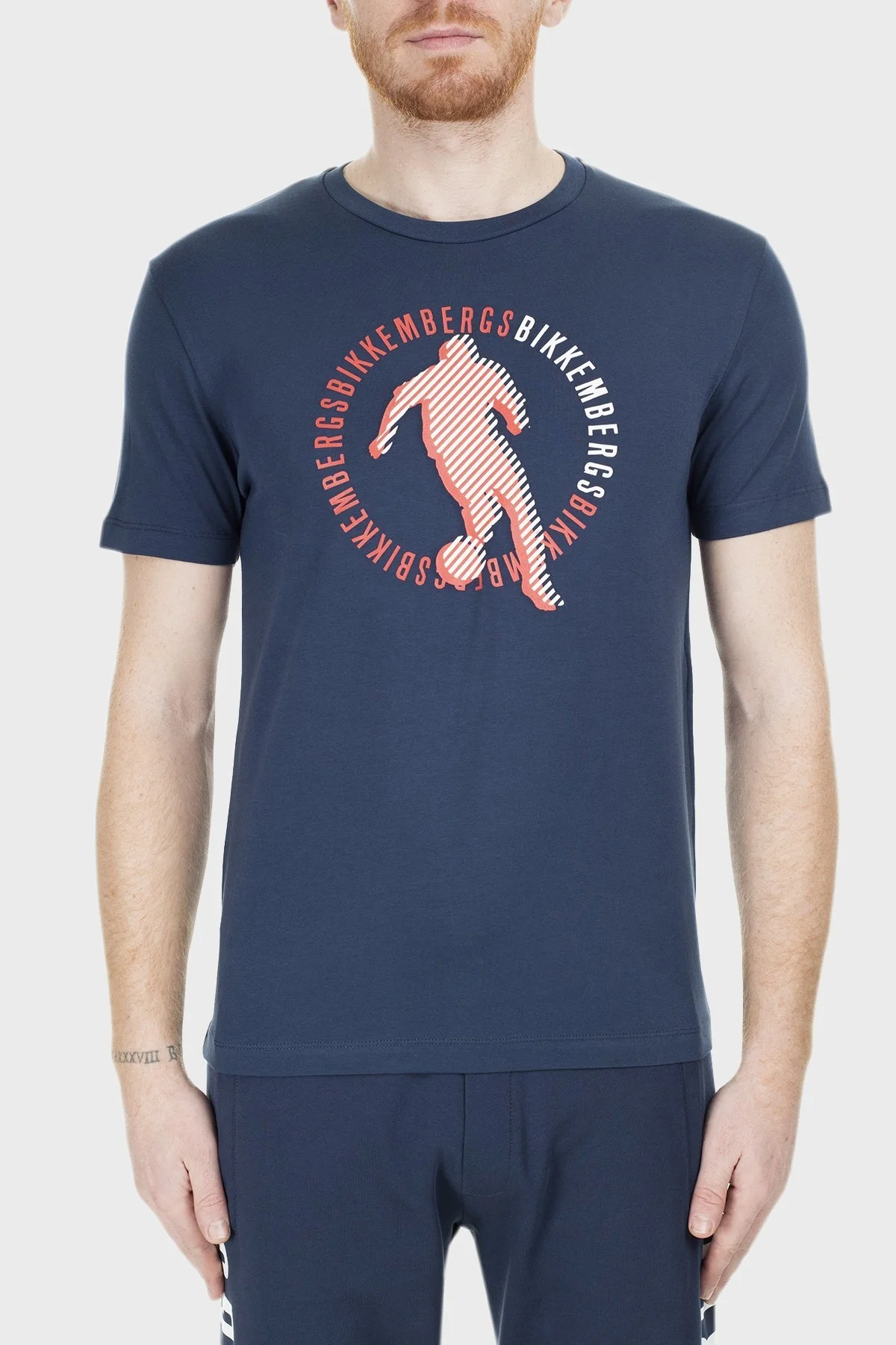 Bikkembergs Erkek T Shirt C7001E2E1823Y91 LACİVERT - 1
