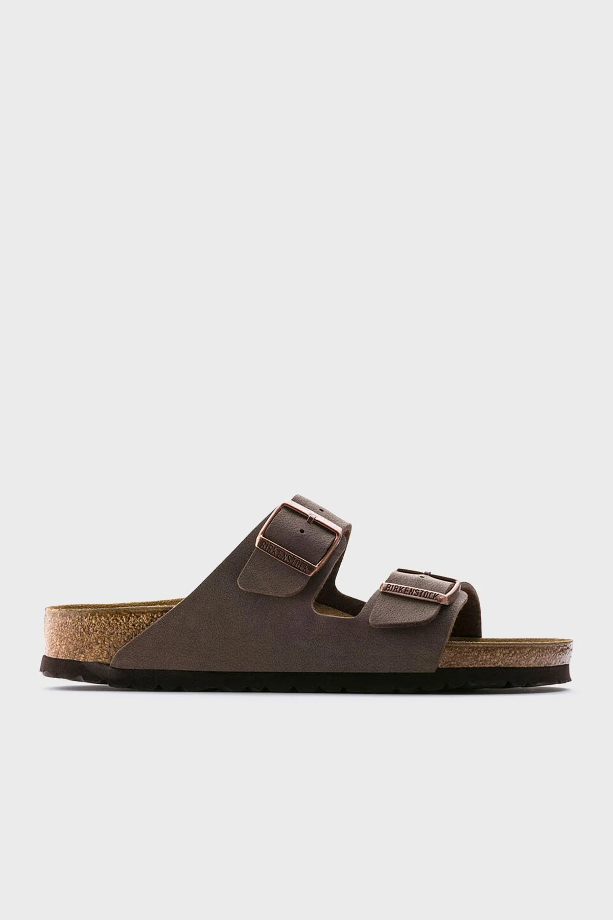 Birkenstock Arizona Bf Nu Çift Bantlı Nubuk Unisex Terlik 151183 KAHVE - 1