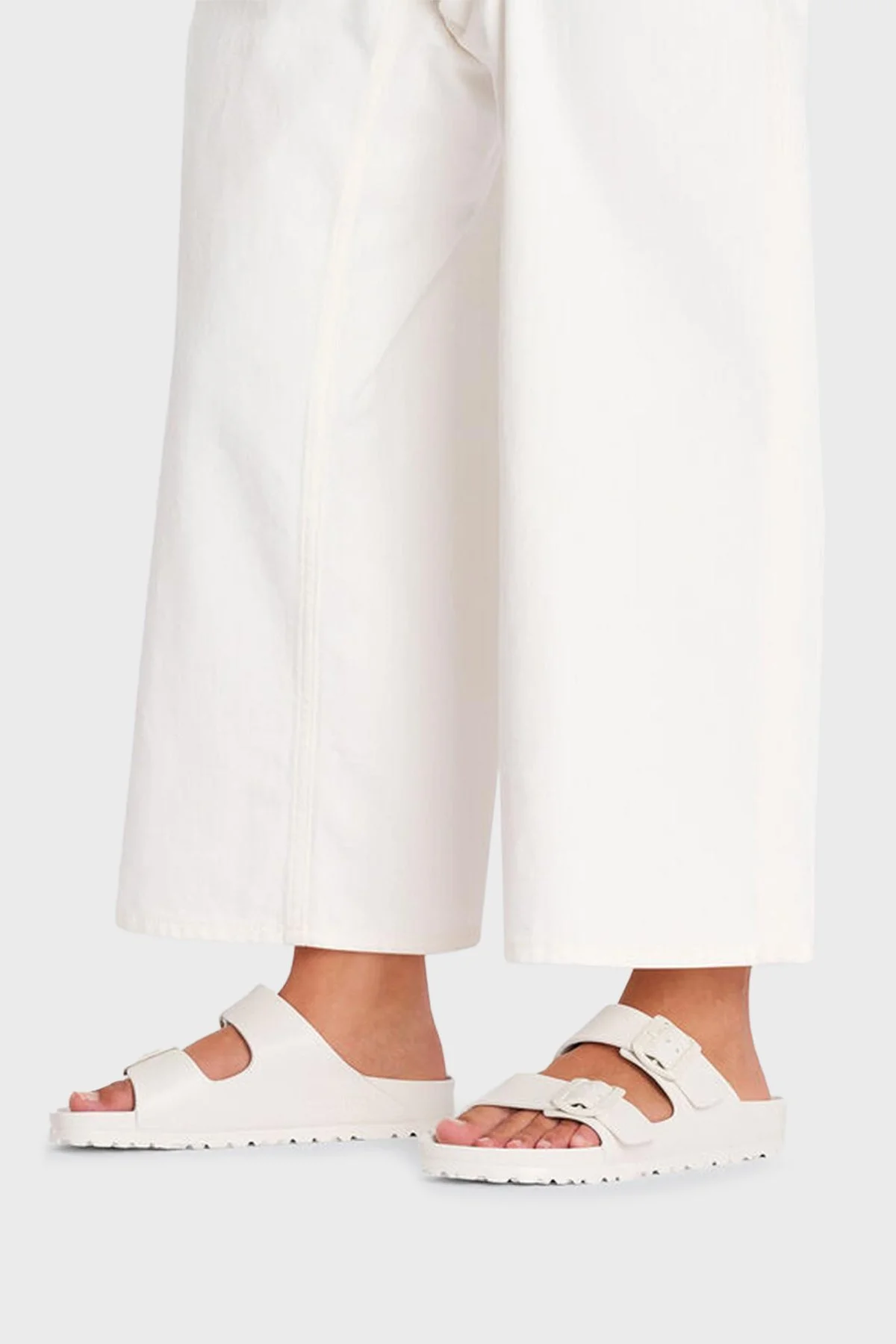 Birkenstock Arizona Eva Çift Bantlı Kadın Terlik 1027384 KREM - 2