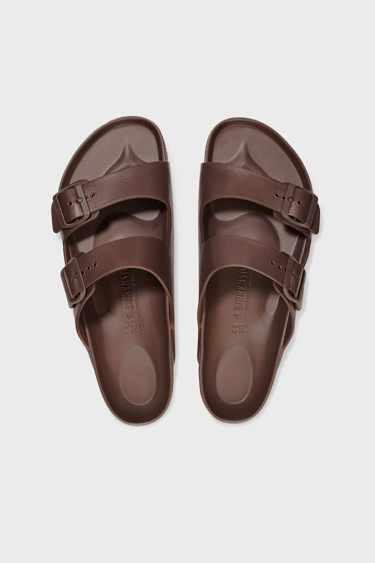 Birkenstock Arizona Eva Çift Bantlı Bayan Terlik 1027402 KOYU KAHVE - 8