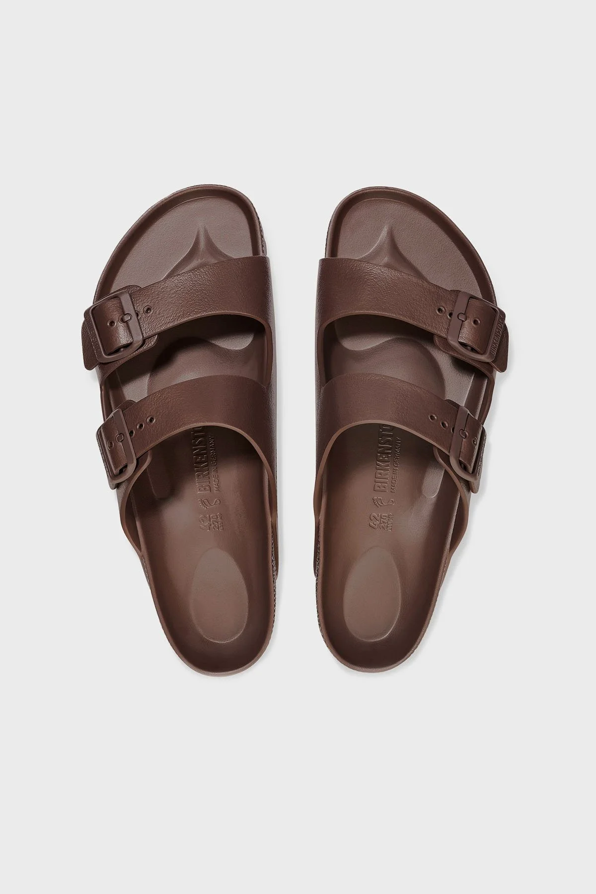 Birkenstock Arizona Eva Çift Bantlı Kadın Terlik 1027402 KOYU KAHVE - 3