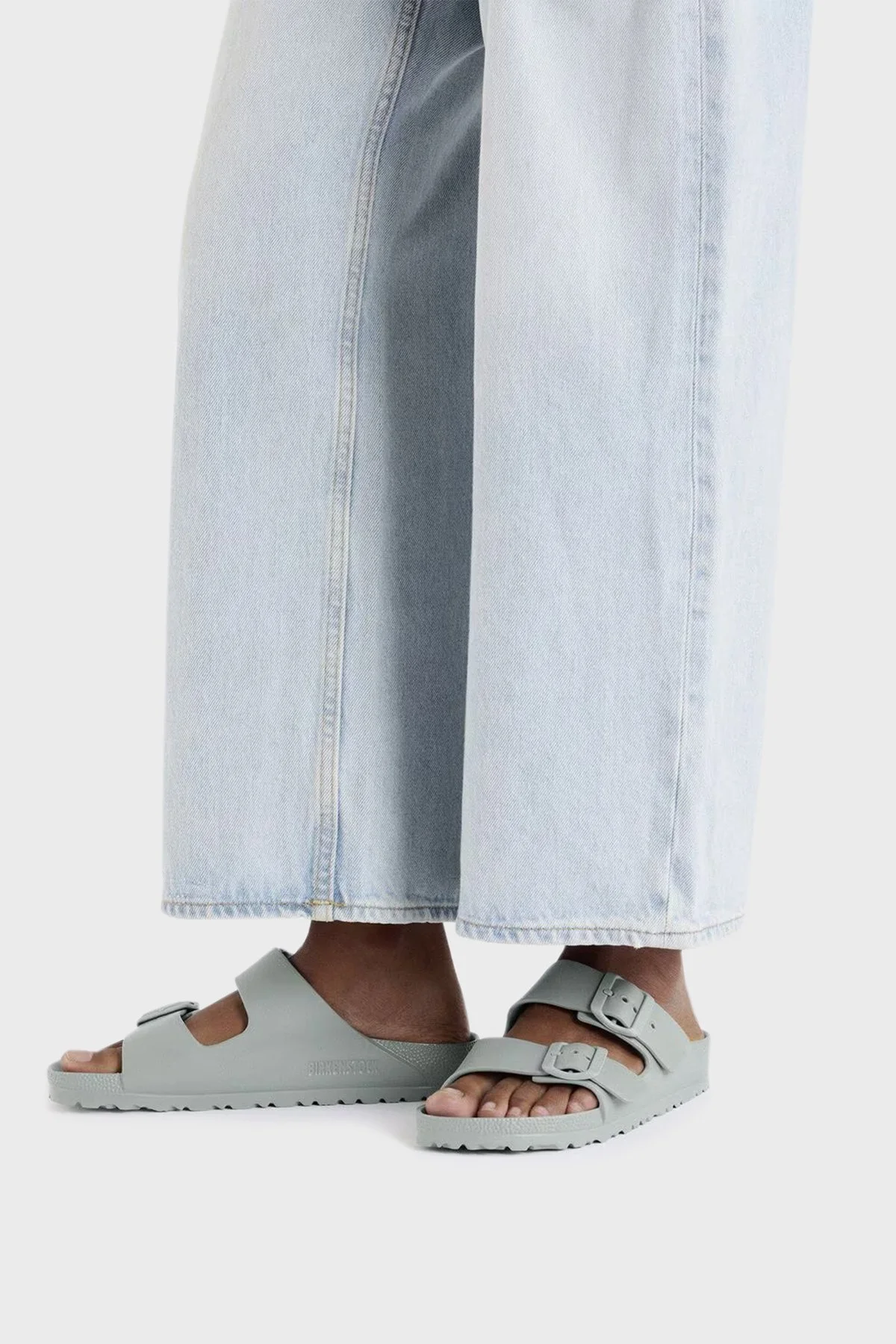 Birkenstock Arizona Eva Çift Bantlı Kadın Terlik 1029653 YEŞİL - 2