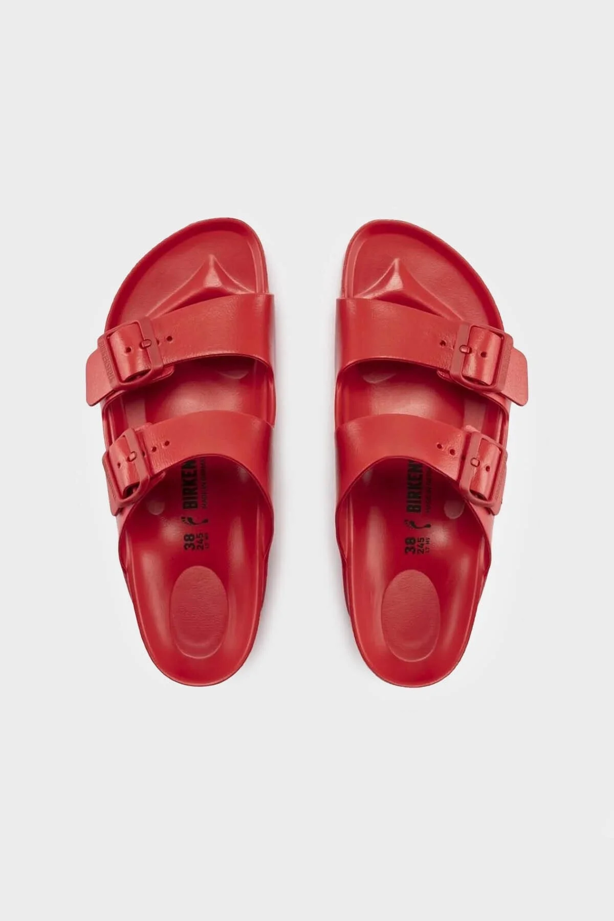 Birkenstock Suya Dayanıklı Regular Fit Arizona Eva Erkek Terlik 1017997 KIRMIZI - 3