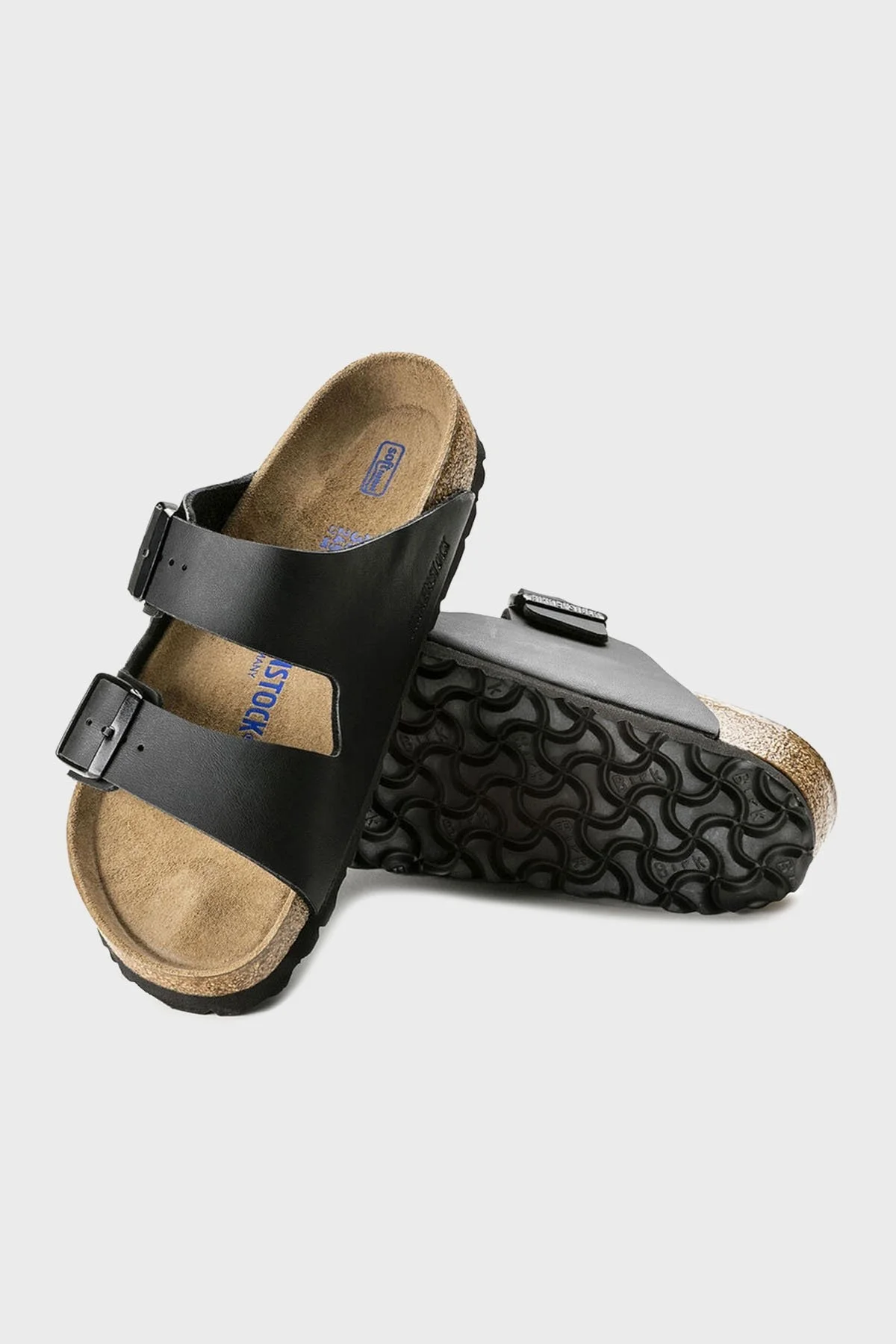 Birkenstock Arizona Sfb Bf Çift Bantlı Unisex Terlik 551253 SİYAH - 2