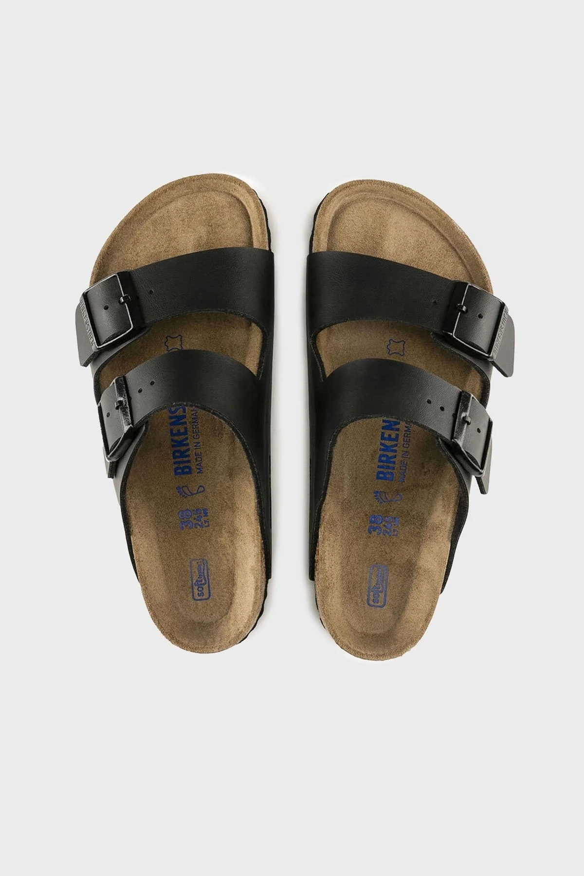 Birkenstock Arizona Sfb Bf Çift Bantlı Unisex Terlik 551253 SİYAH - 3