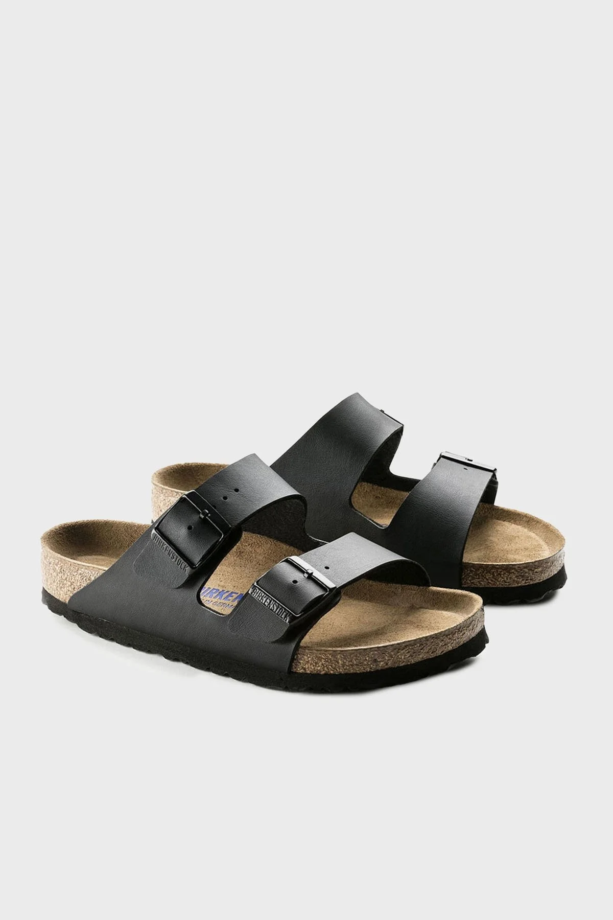 Birkenstock Arizona Sfb Bf Çift Bantlı Unisex Terlik 551253 SİYAH - 4