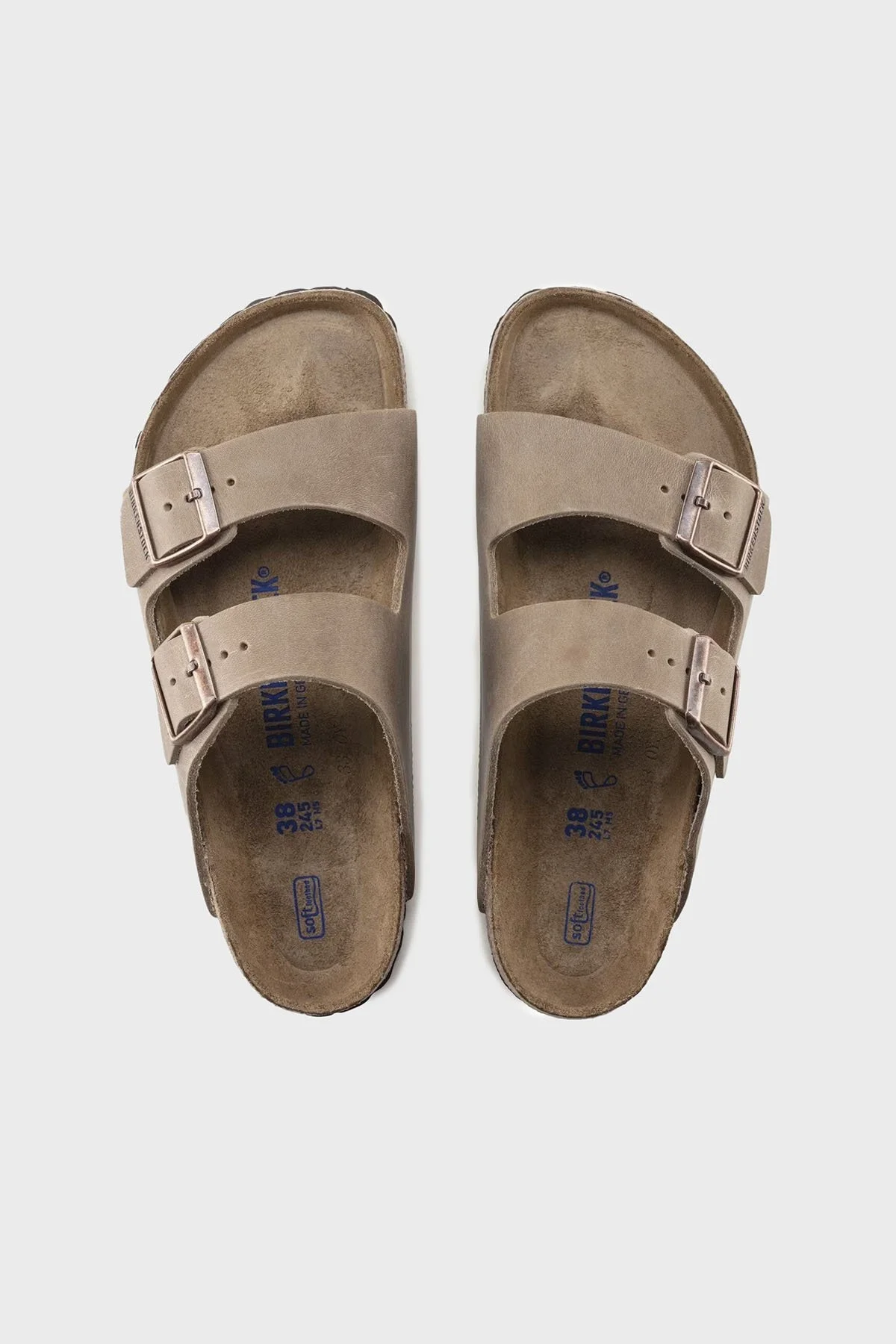 Birkenstock Arizona Sfb Leoi Çift Bantlı Unisex Terlik 552813 AÇIK KAHVE - 9