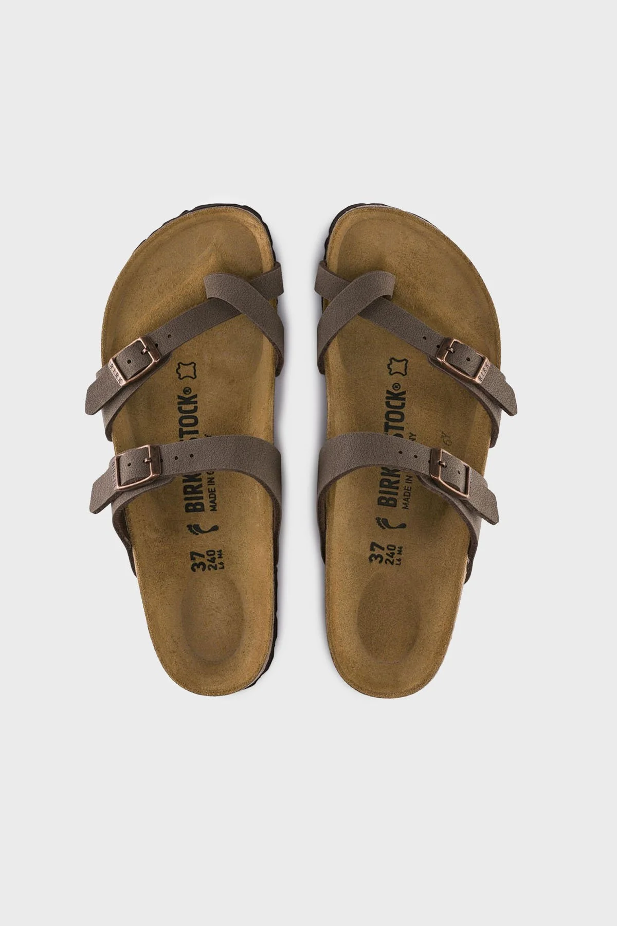 Birkenstock Birkenstock Mayari Bf Parmak Arası Unisex Terlik 071061 KAHVE - 3
