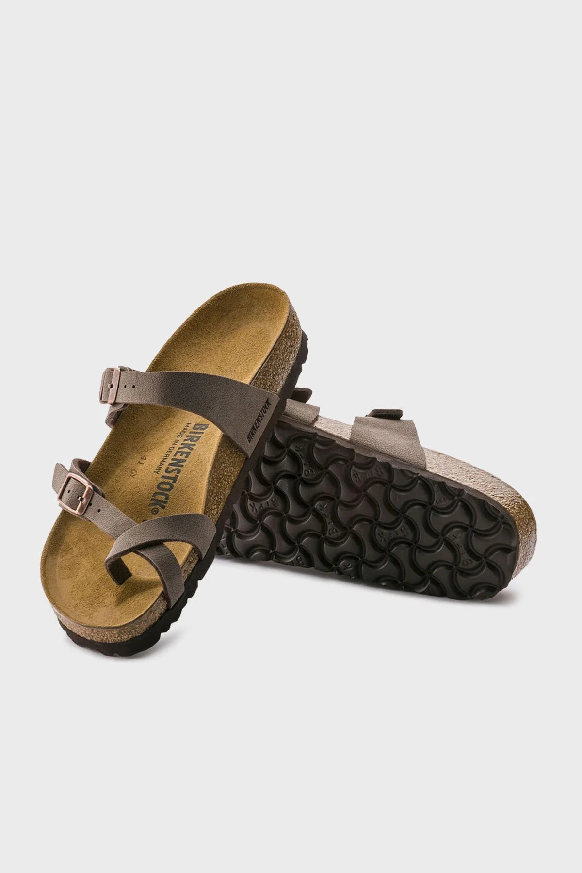 Birkenstock Birkenstock Mayari Bf Parmak Arası Unisex Terlik 071061 KAHVE - 4