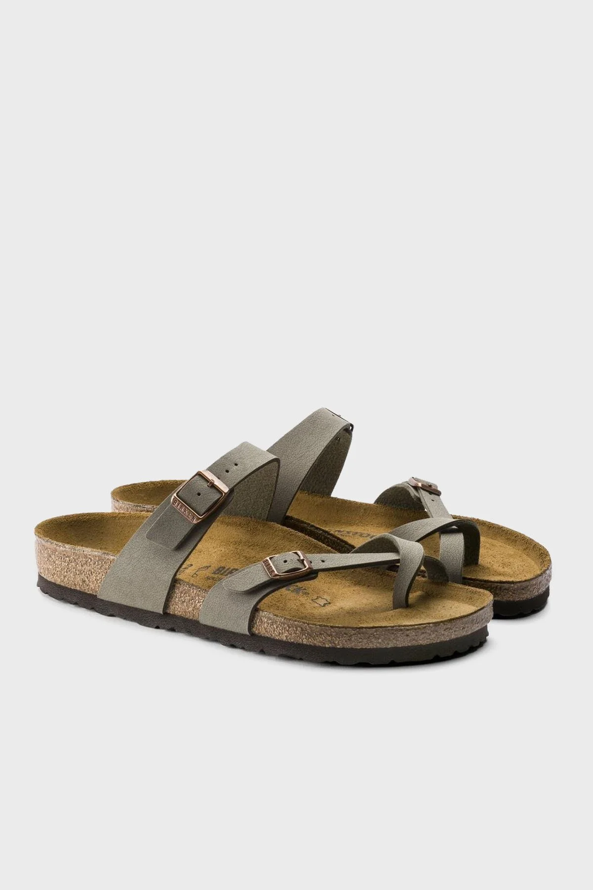 Birkenstock Birkenstock Mayari Bf Parmak Arası Unisex Terlik 071071 TAŞ - 3
