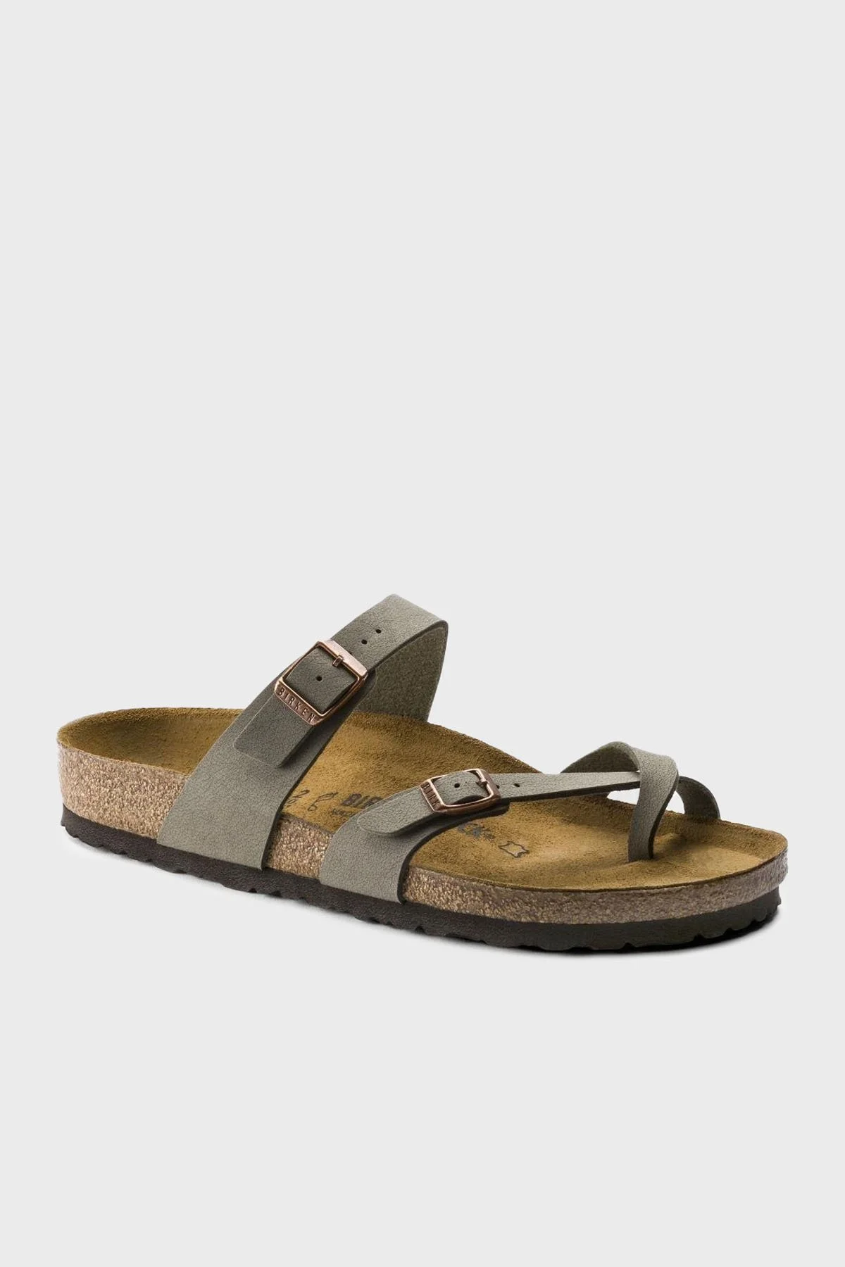 Birkenstock Birkenstock Mayari Bf Parmak Arası Unisex Terlik 071071 TAŞ - 5
