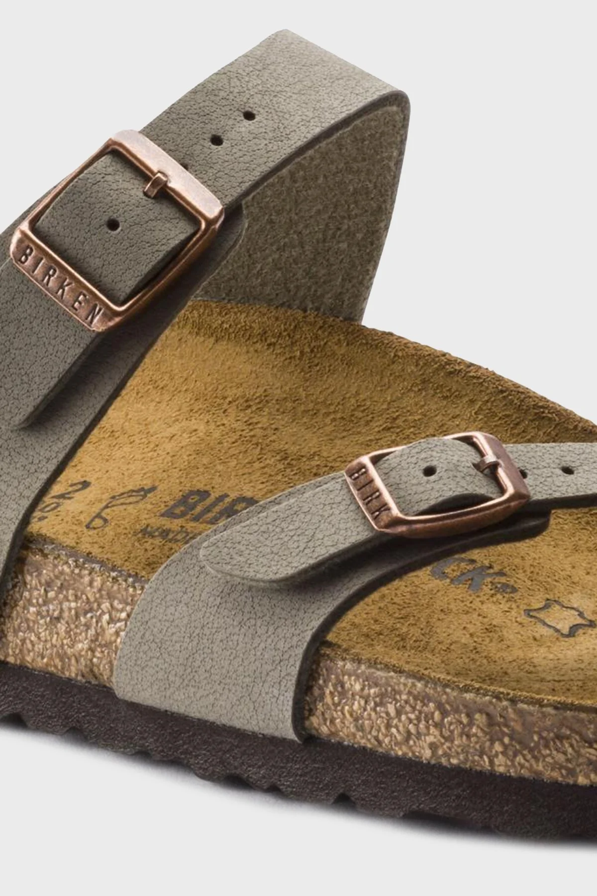 Birkenstock Birkenstock Mayari Bf Parmak Arası Unisex Terlik 071071 TAŞ - 6