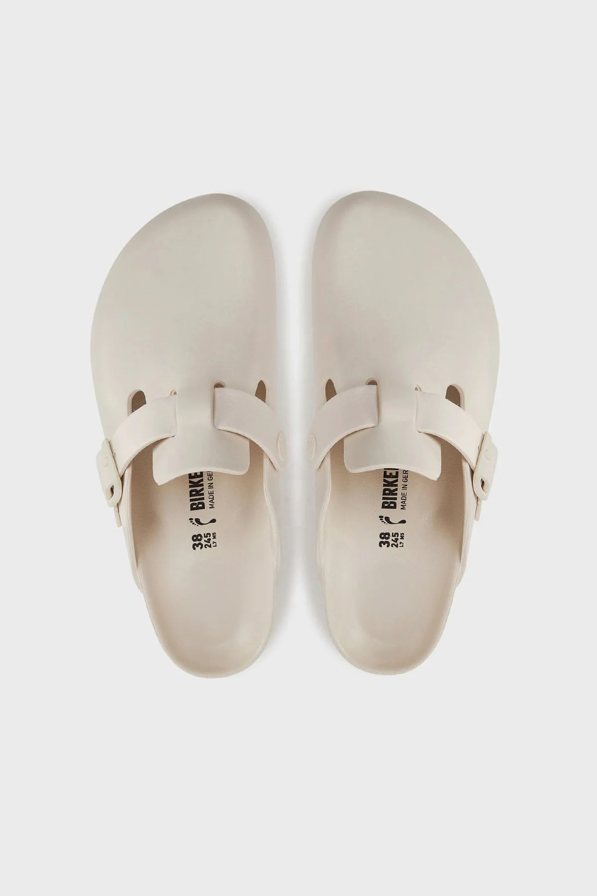 Birkenstock Boston Eva Kemer Detaylı Kadın Terlik 1027382 KREM - 3