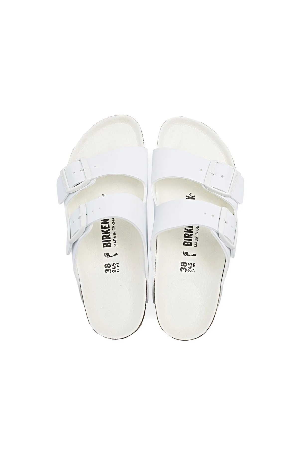 Birkenstock Çift Bantlı Dar Kalıp Arizona Bf Bayan Terlik 1019046 BEYAZ - 5