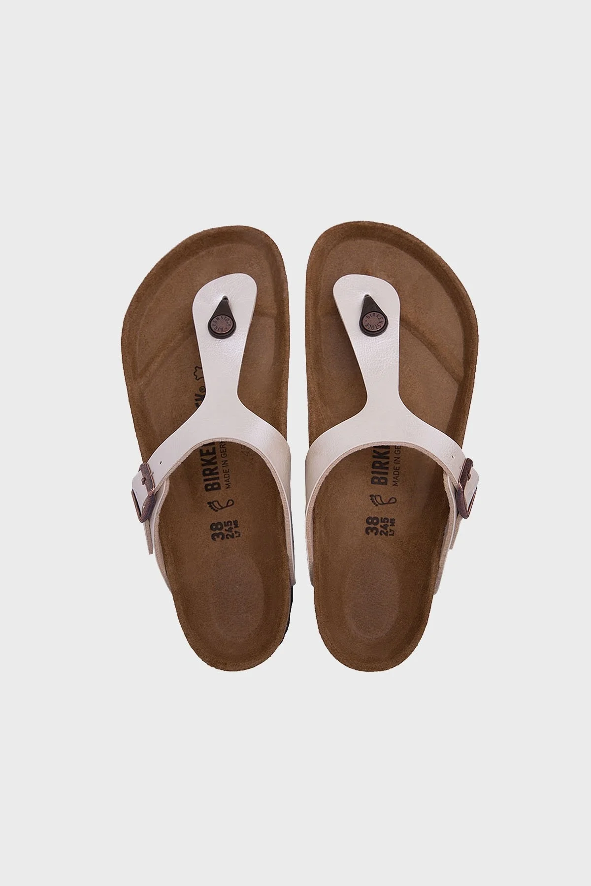 Birkenstock Gizeh Bf Bayan Terlik 943871 EKRU - 5