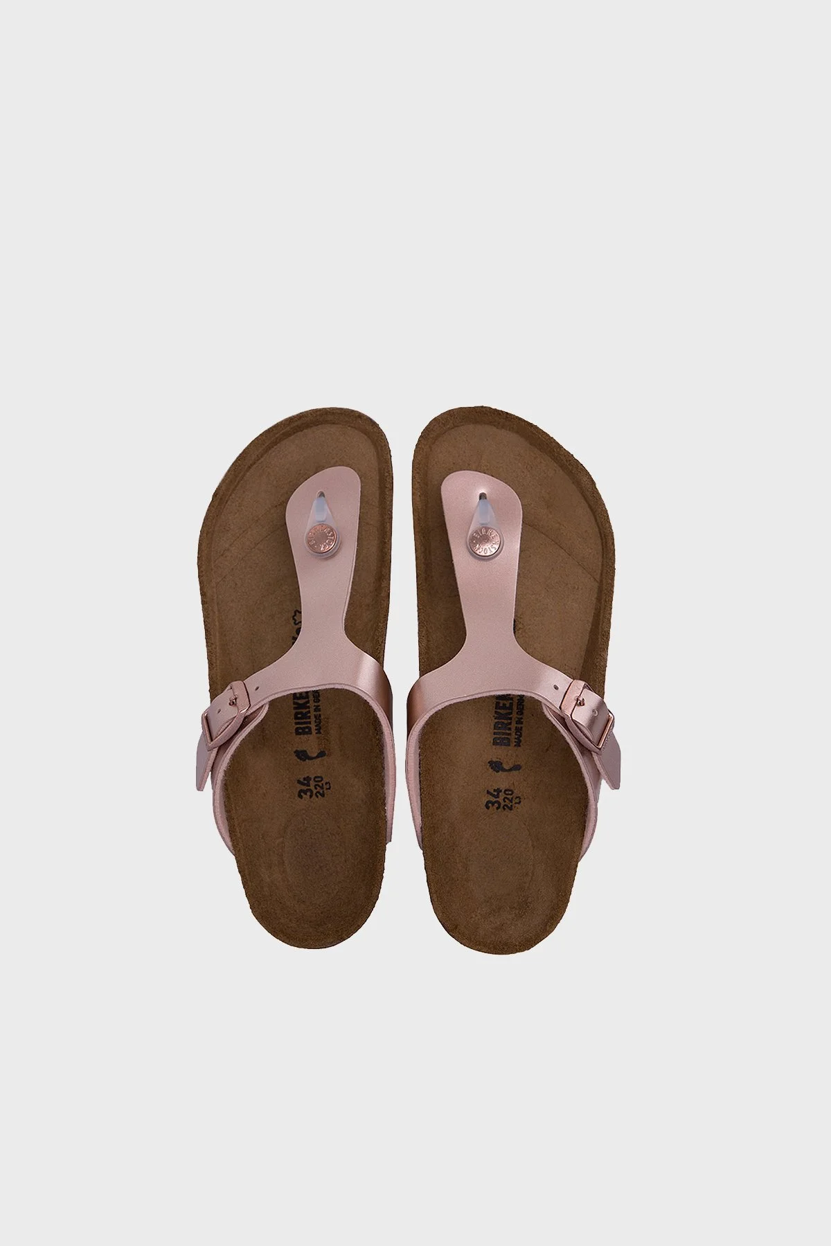 Birkenstock Gizeh Bf Çocuk Terlik 1012526 BAKIR - 5