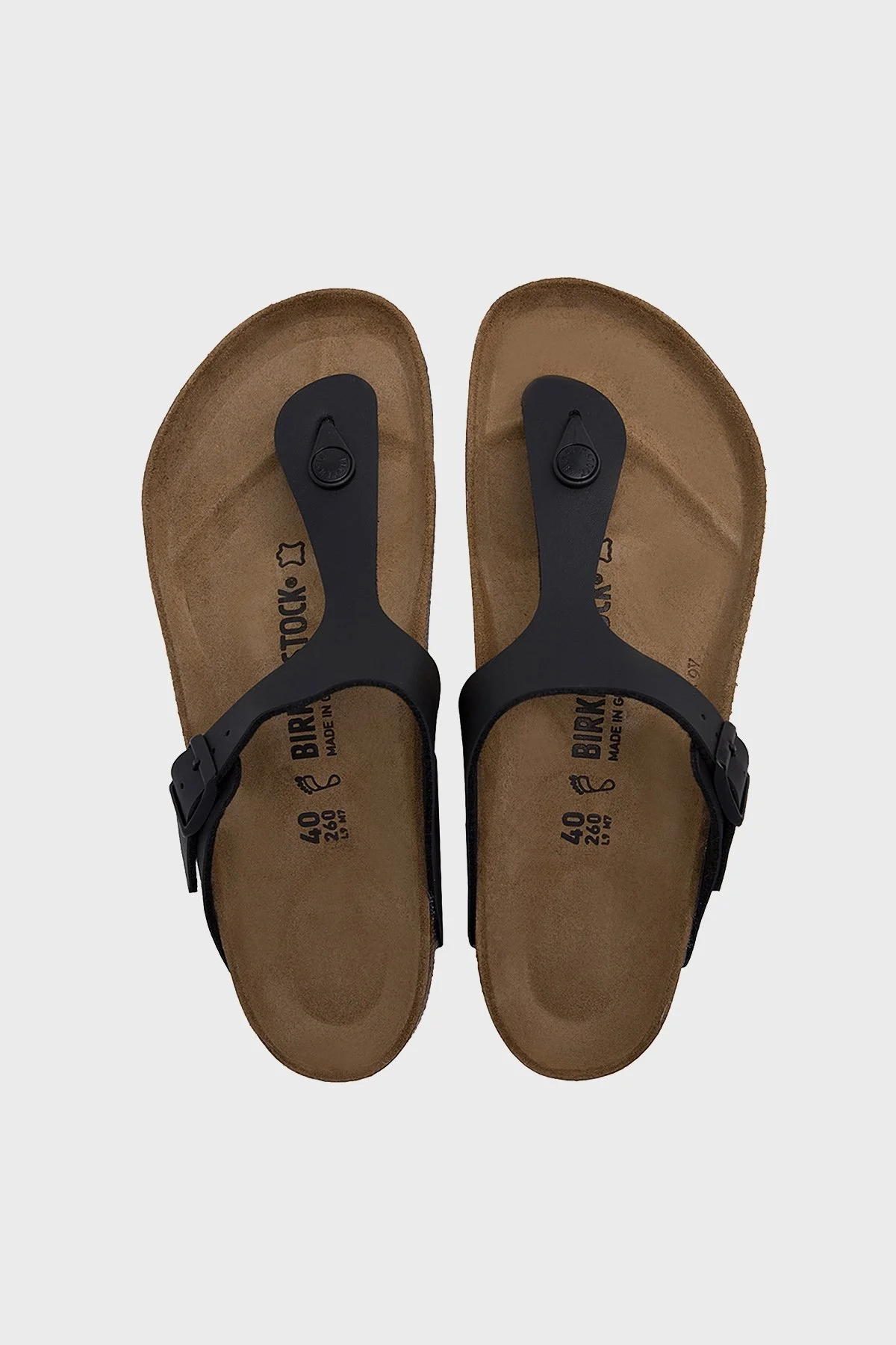 Birkenstock Gizeh Bf Unisex Terlik 43691 SİYAH - 5