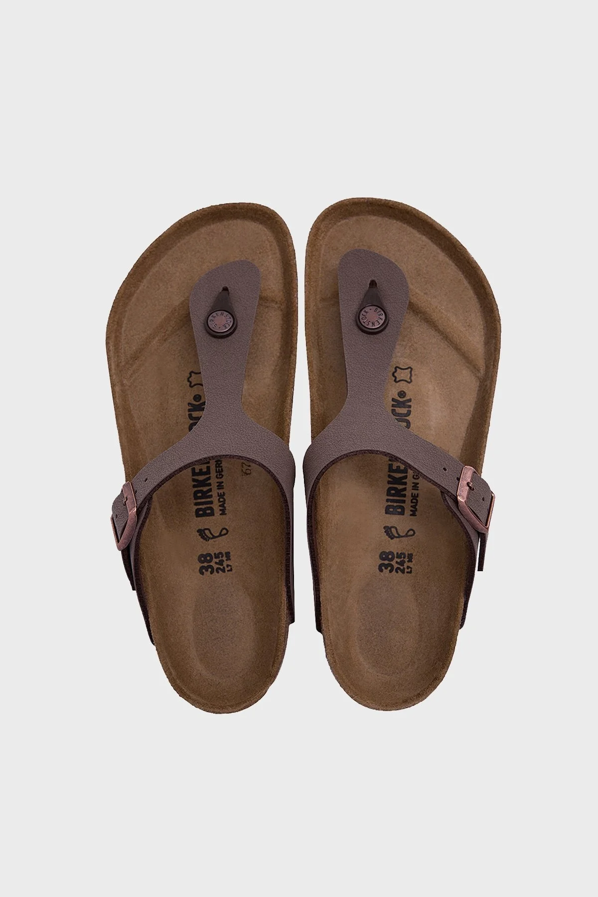 Birkenstock Gizeh Bf Unisex Terlik 43751 KAHVE - 5