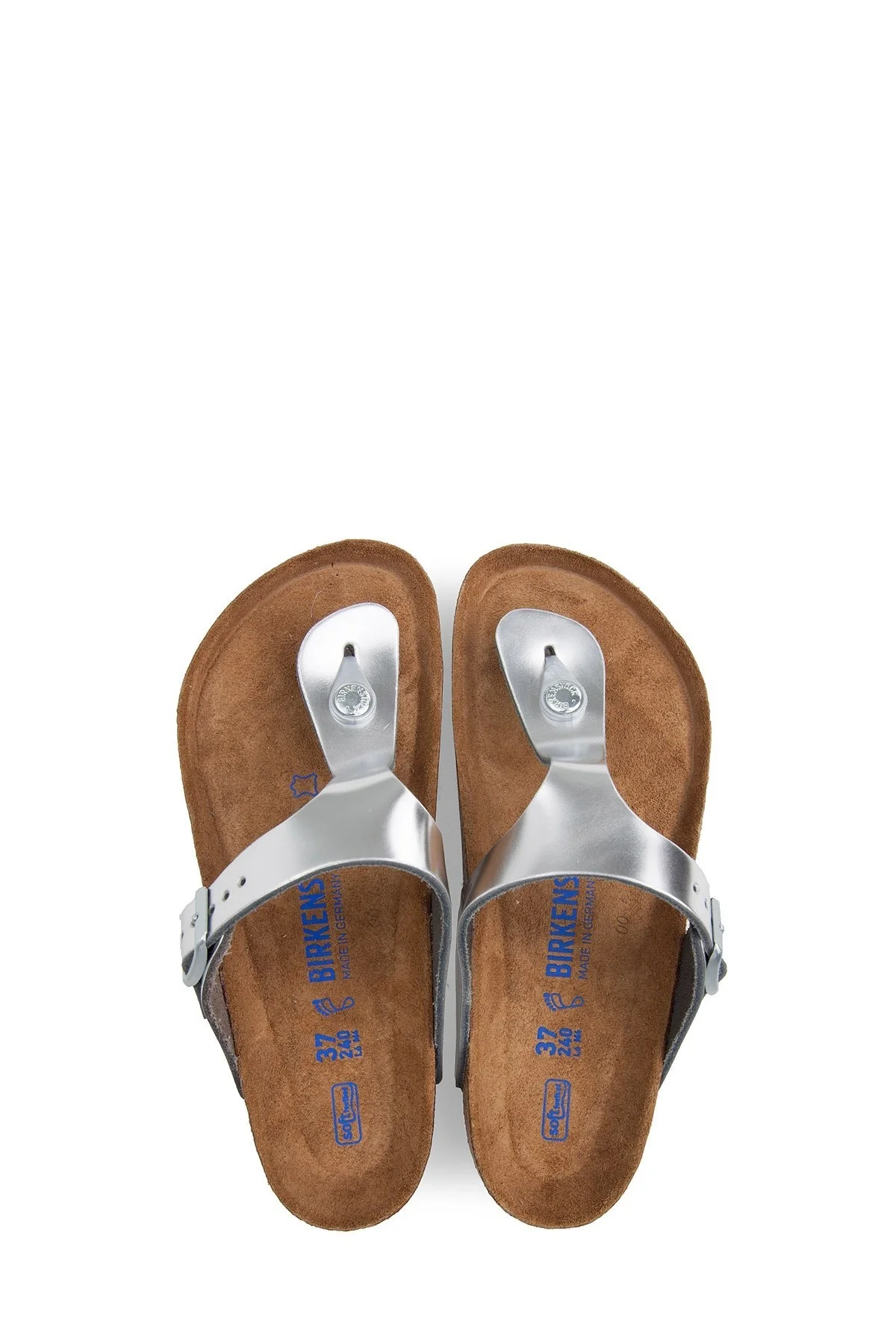 BIRKENSTOCK Bayan Terlik 1003674 GÜMÜŞ - 6