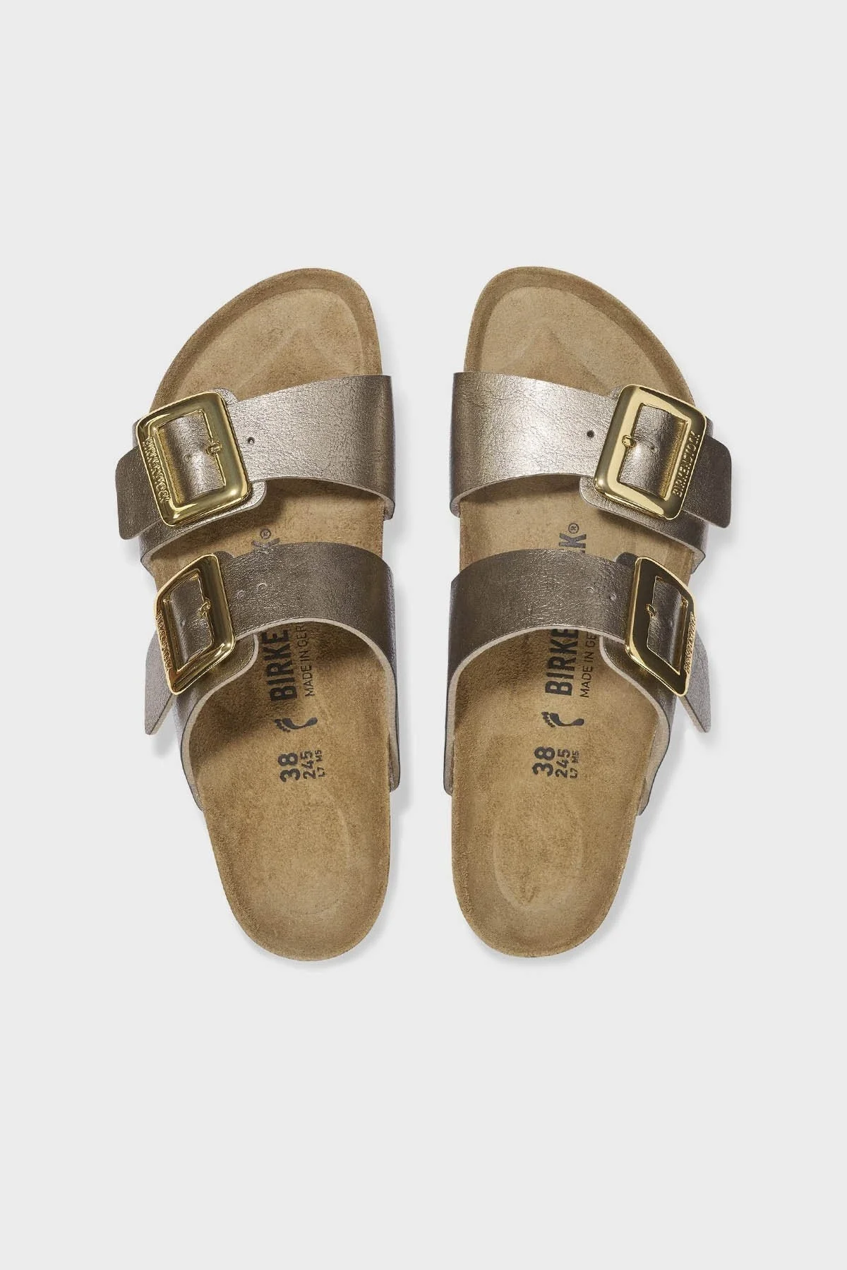 Birkenstock Sydney Cushion Çift Bantlı Bayan Terlik 1029372 BRONZ - 5