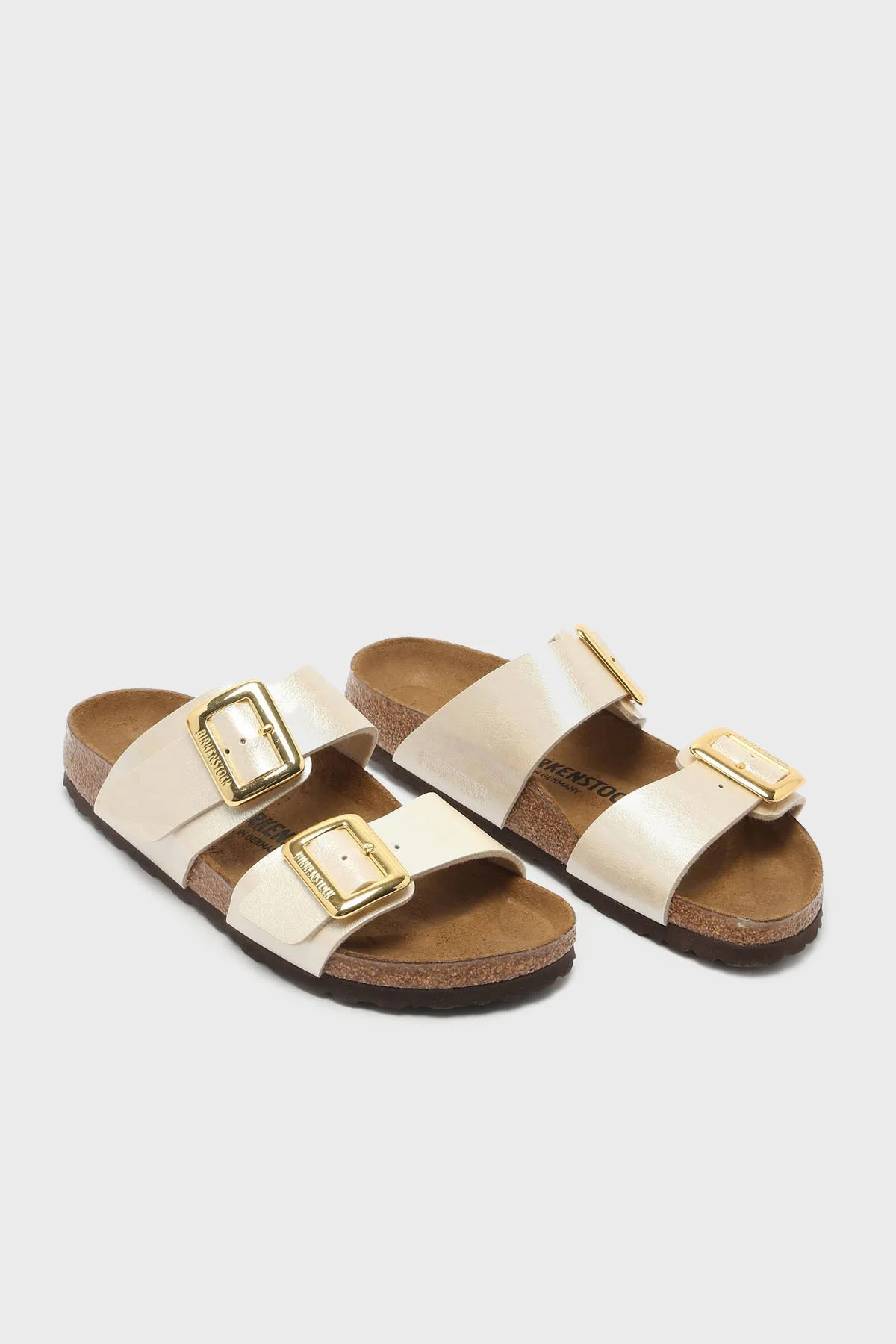 Birkenstock Sydney Cushion Çift Bantlı Kadın Terlik 1029492 BEJ - 2