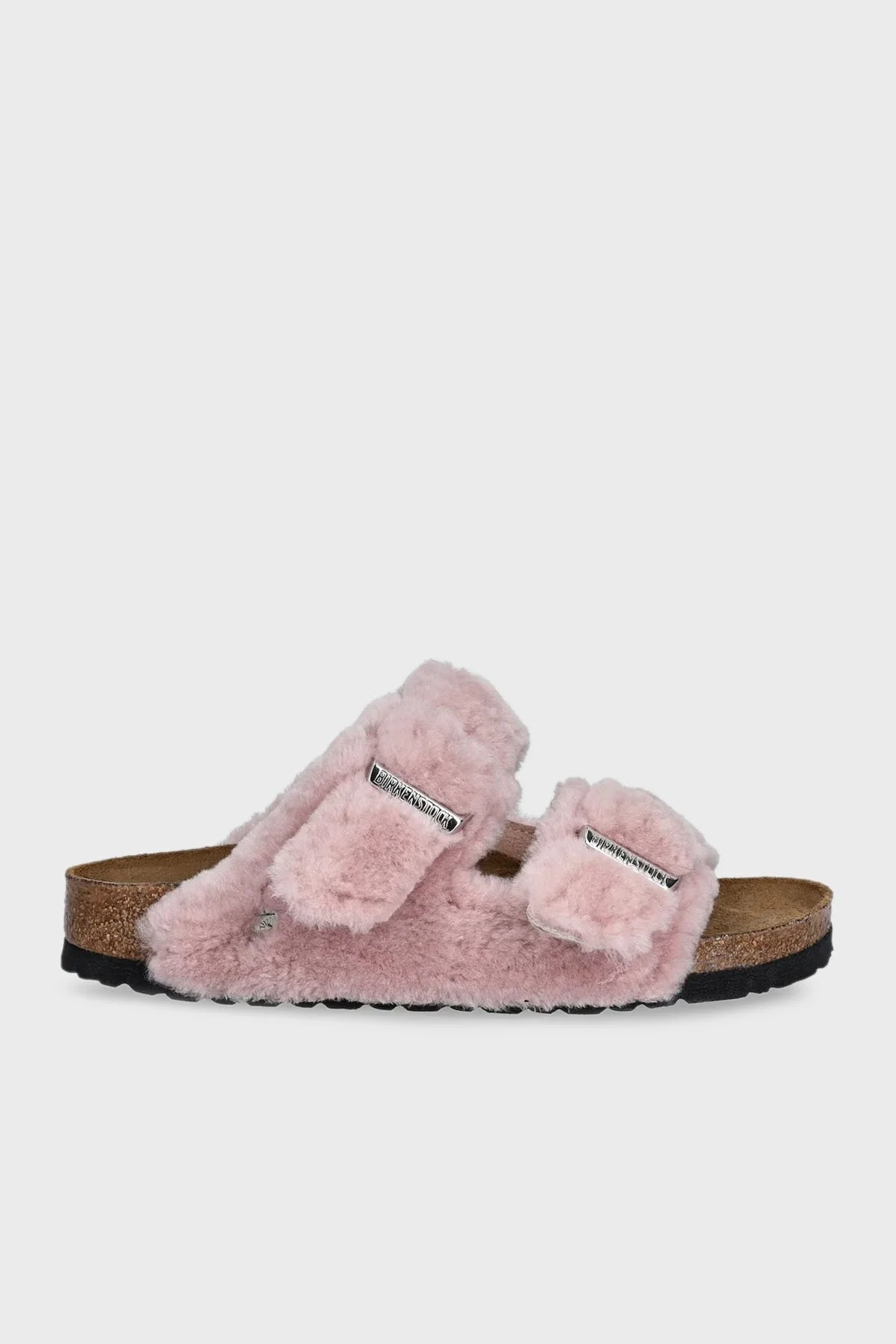 Birkenstock Yünlü Bantlı Unisex Terlik 1030274 PUDRA - 1