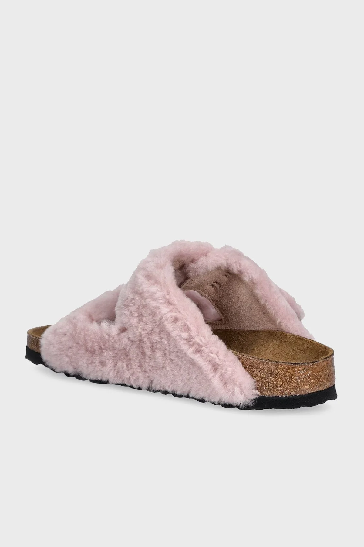 Birkenstock Yünlü Bantlı Unisex Terlik 1030274 PUDRA - 3