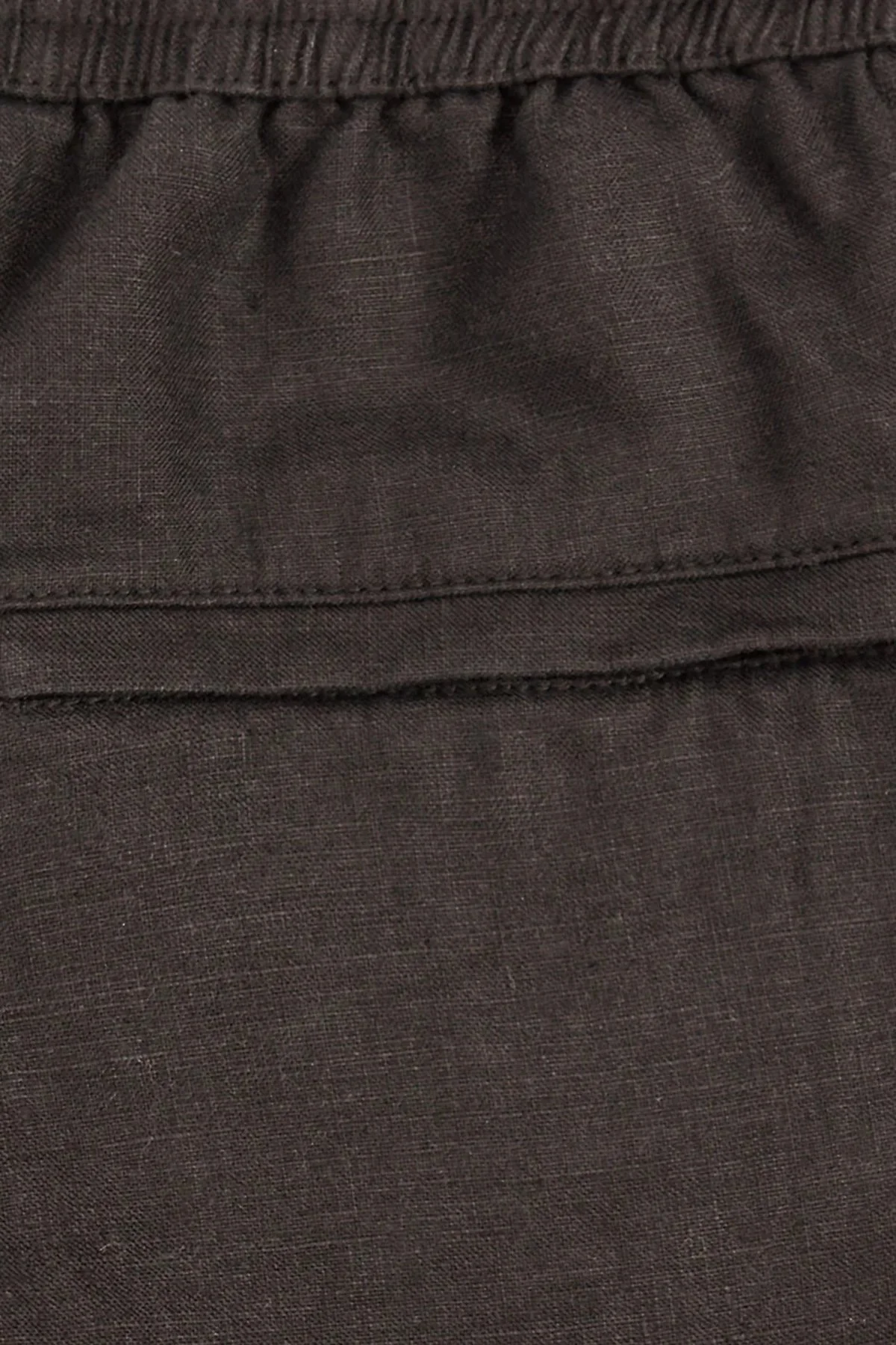 Bluemint % 100 Keten Tapered Fit Normal Bel Erkek Şort EDMUNDJOGG1 327 KAHVE - 5