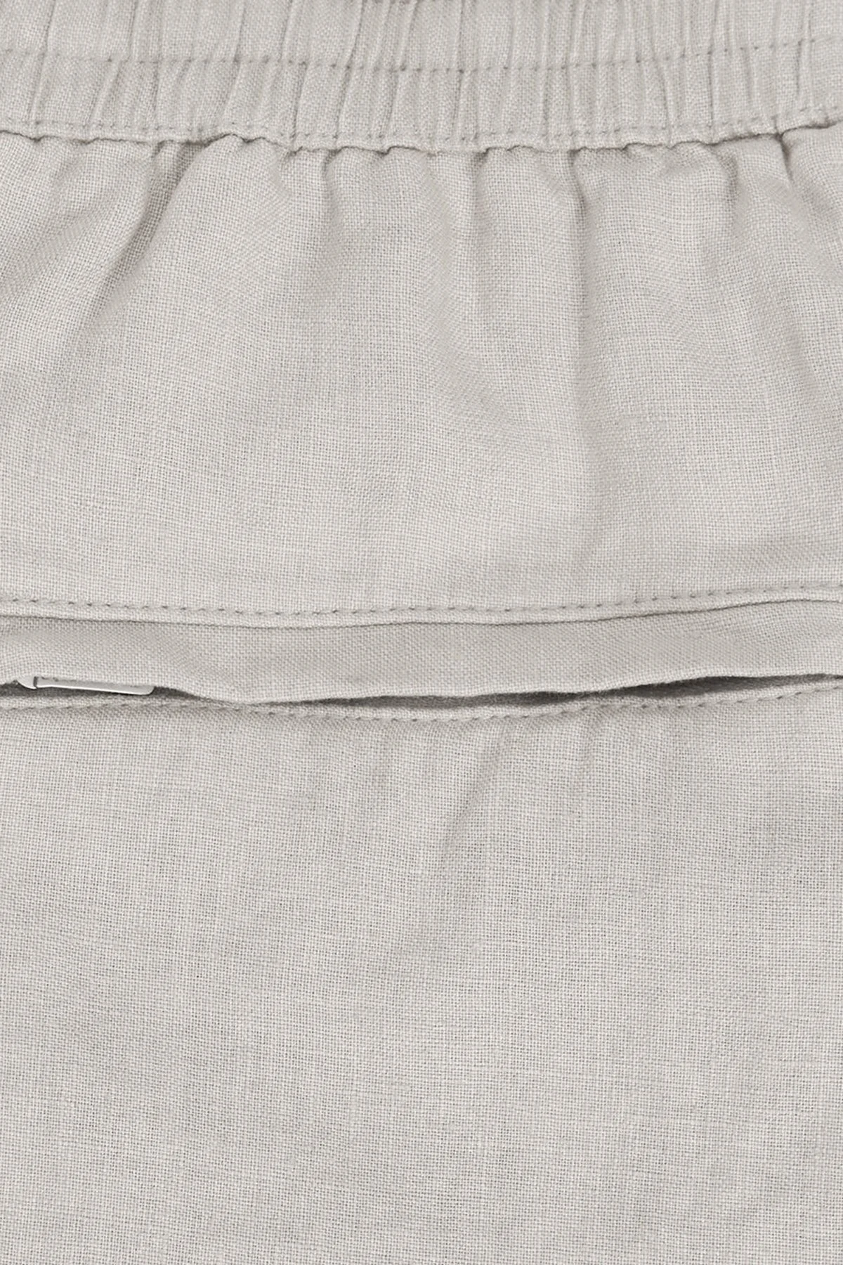 Bluemint % 100 Keten Tapered Fit Normal Bel Erkek Şort EDMUNDJOGG1 328 BEJ - 5