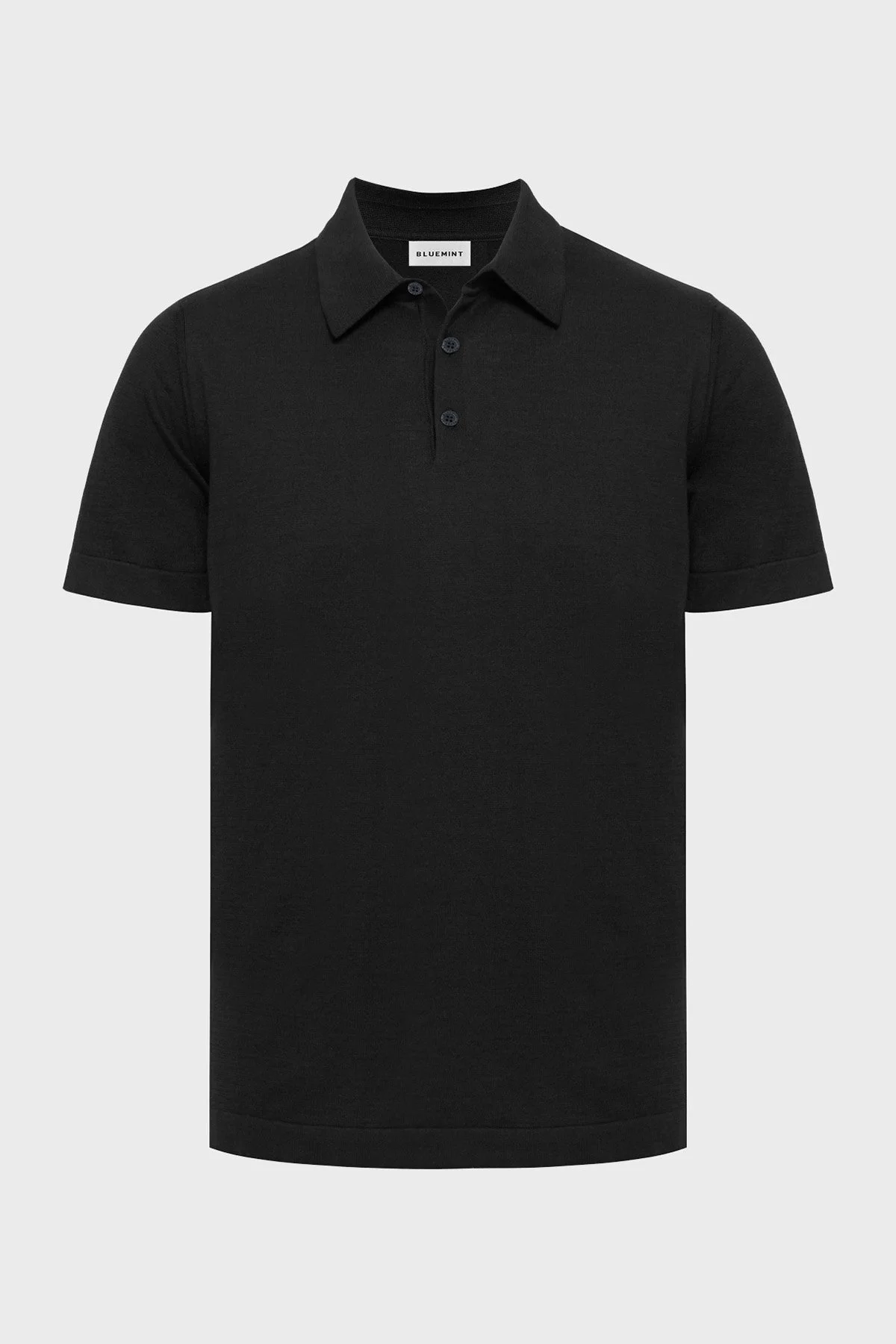 Bluemint % 100 Pamuk Relaxed Fit Düğmeli Erkek Polo Yaka T Shirt BM25020372MS 111 SİYAH - 4