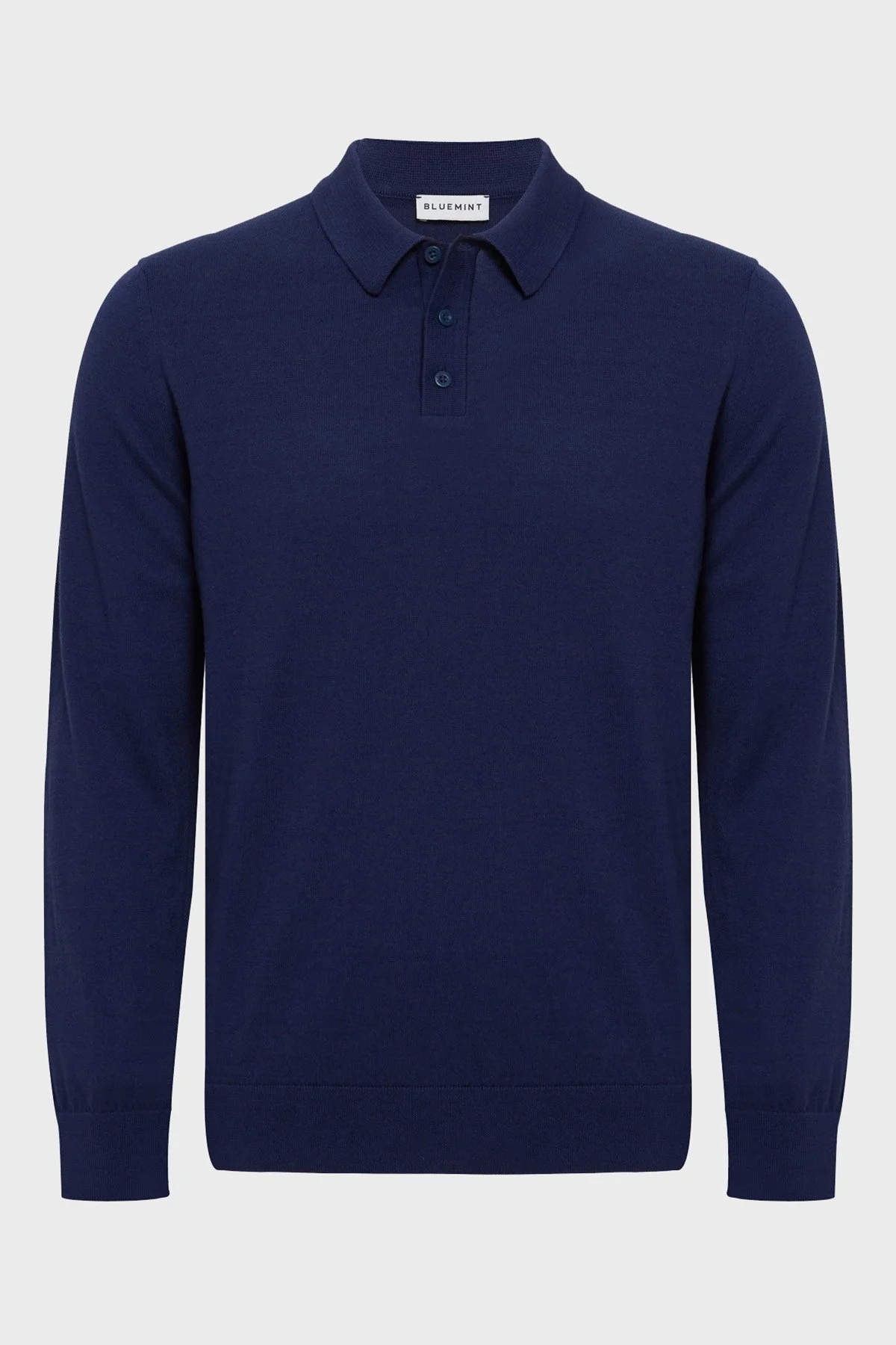 Bluemint % 100 Pamuklu Regular Fit Polo Yaka Erkek Triko BM24020102MW 313 İNDİGO - 4