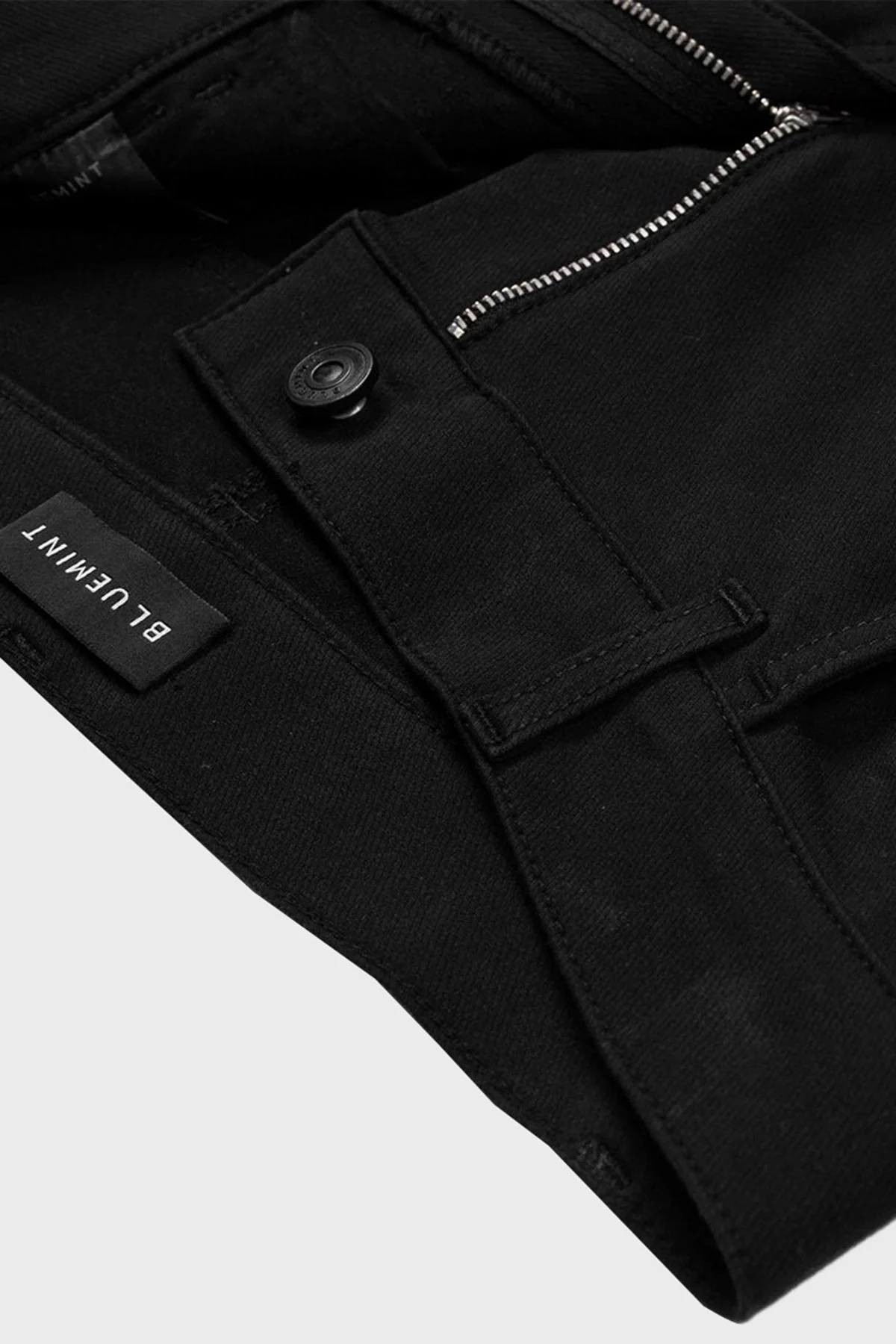 Bluemint Act Streç Pamuklu Slim Fit Normal Bel Düz Paça Erkek Pantolon BM24009178MS 111 SİYAH - 3