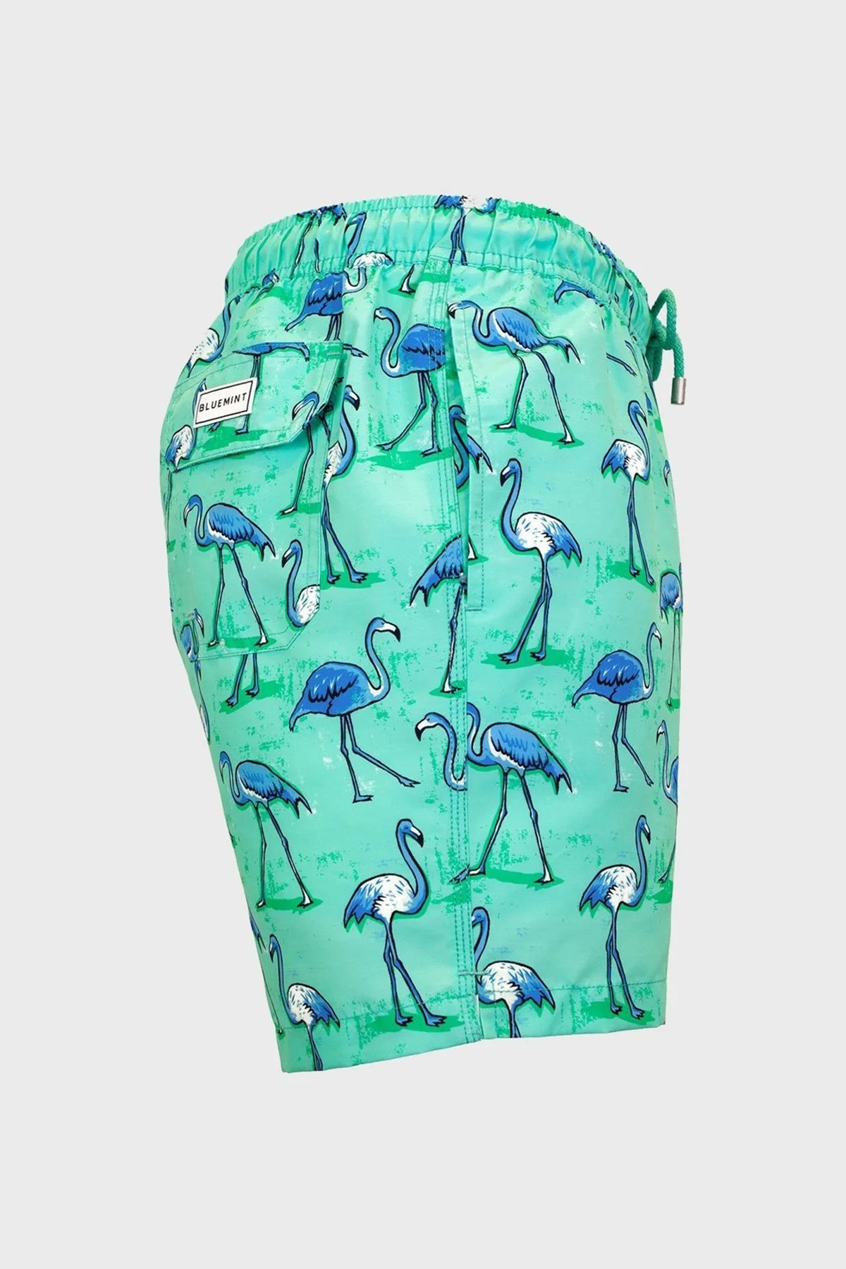 Bluemint Arthus Regular Fit Cepli Deniz Şortu Hızlı Kuruyan Erkek Mayo Short BM22003011MS 754 MİNT-MAVİ - 3