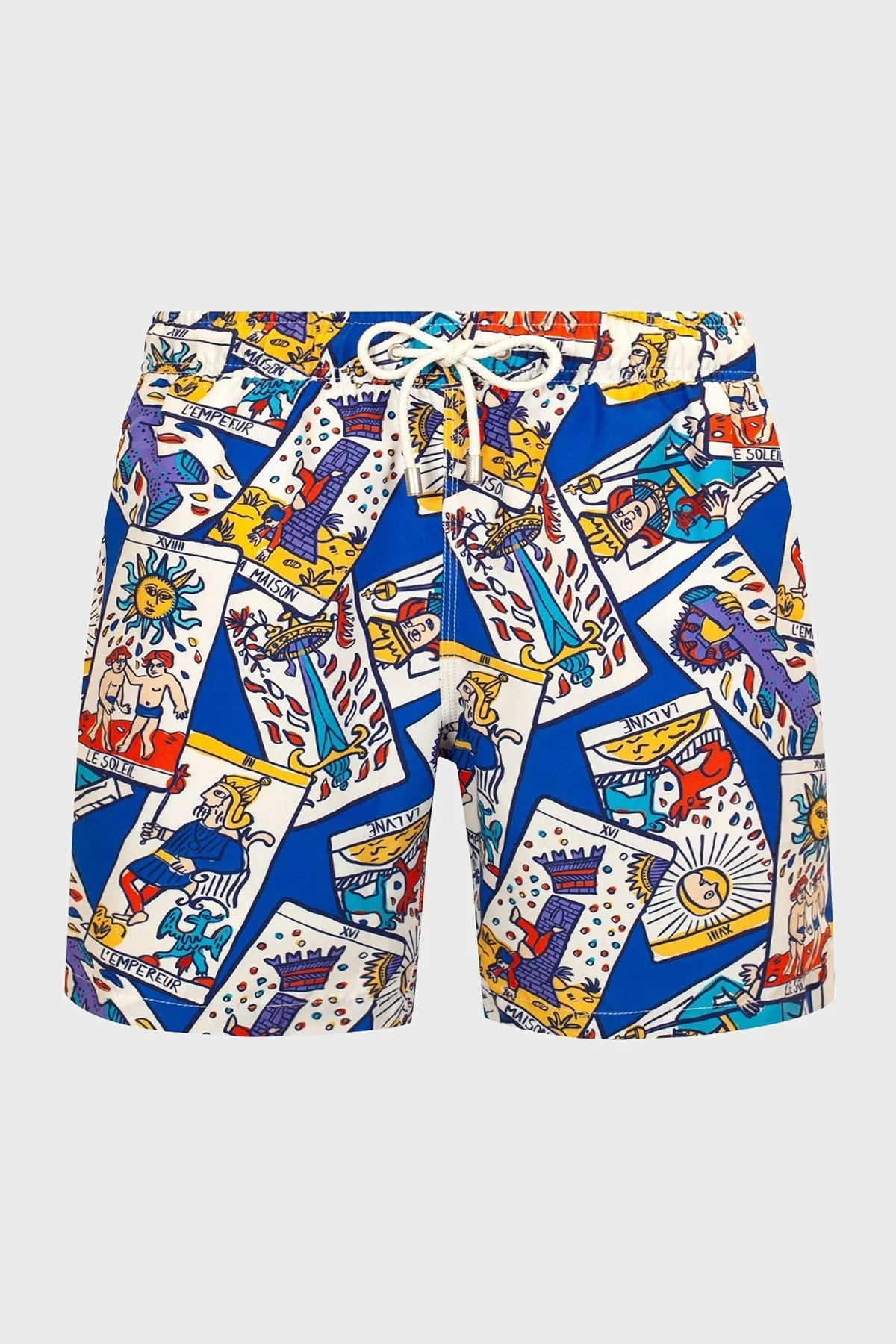 Bluemint Arthus Regular Fit Deniz Şortu Hızlı Kuruyan Erkek Mayo Short BM23003011MS 880 MAVİ-SARI - 2