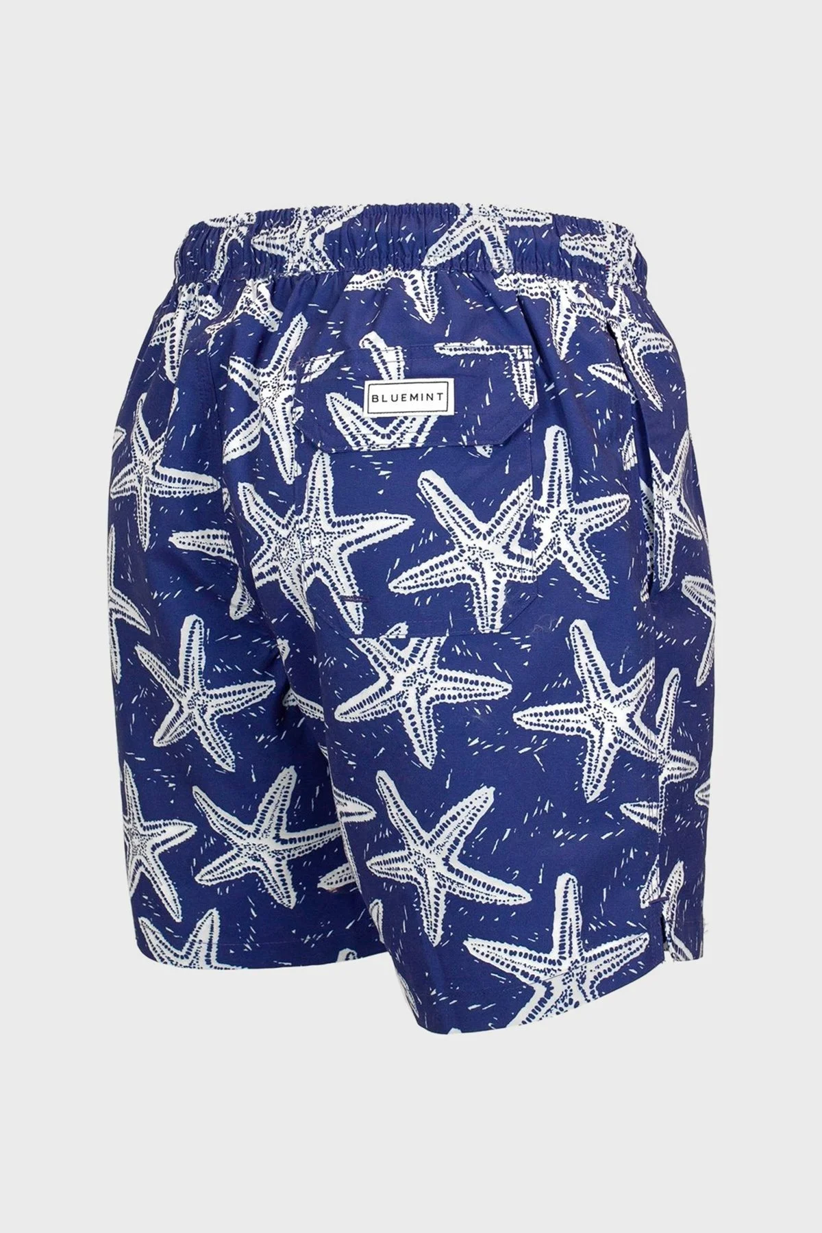 Bluemint Arthus Regular Fit Deniz Şortu Hızlı Kuruyan Erkek Mayo Short BM23003011MS 885 LACİVERT-BEYAZ - 4