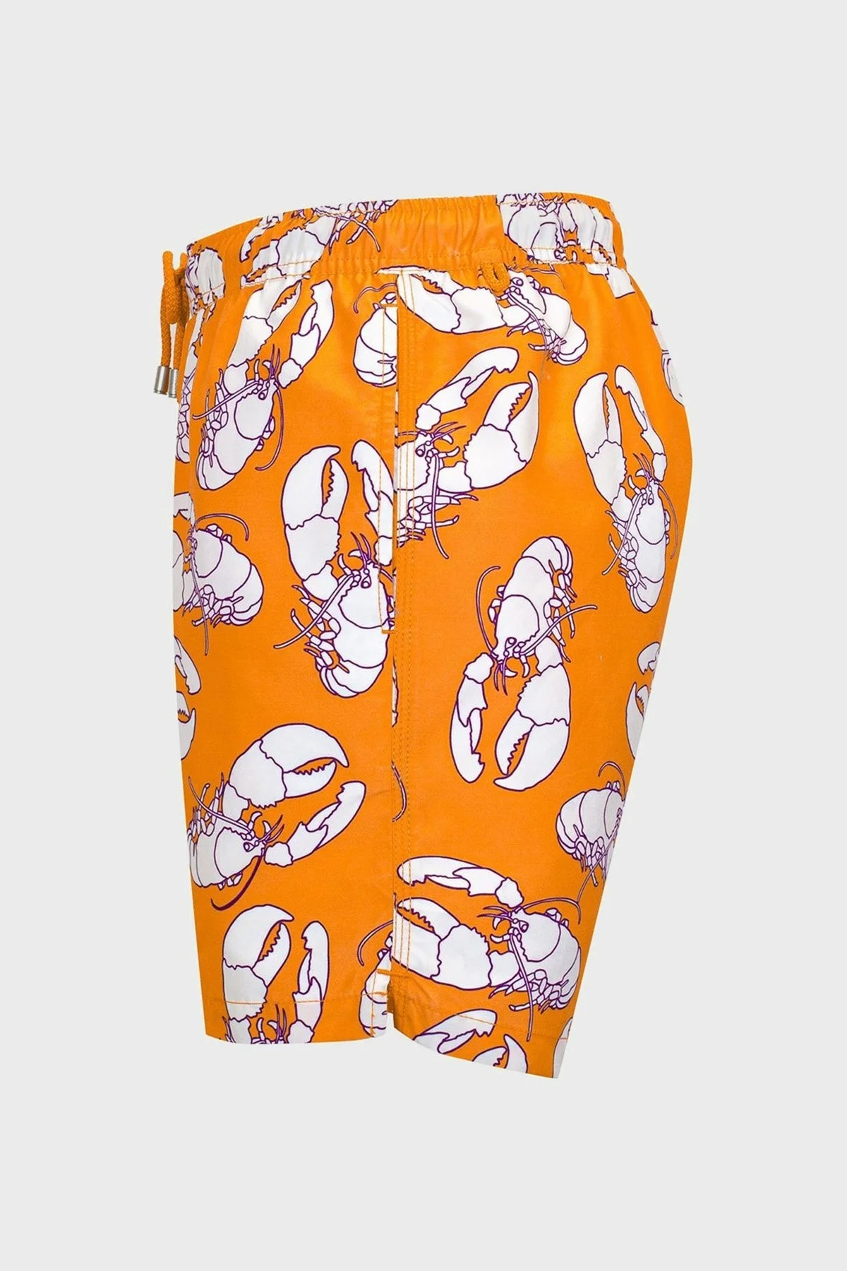 Bluemint Arthus Regular Fit Deniz Şortu Hızlı Kuruyan Erkek Mayo Short BM23003011MS 887 Turuncu-Beyaz - 3