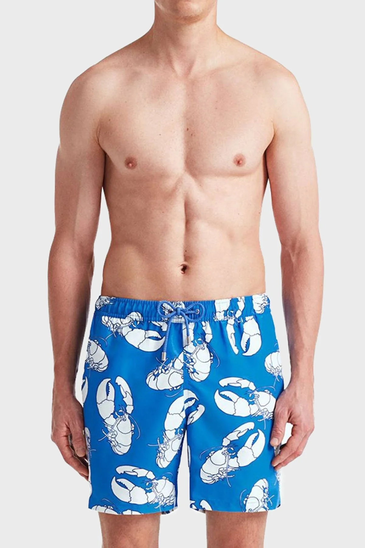 Bluemint Arthus Regular Fit Deniz Şortu Hızlı Kuruyan Erkek Mayo Short BM23003011MS 888 MAVİ-BEYAZ - 1