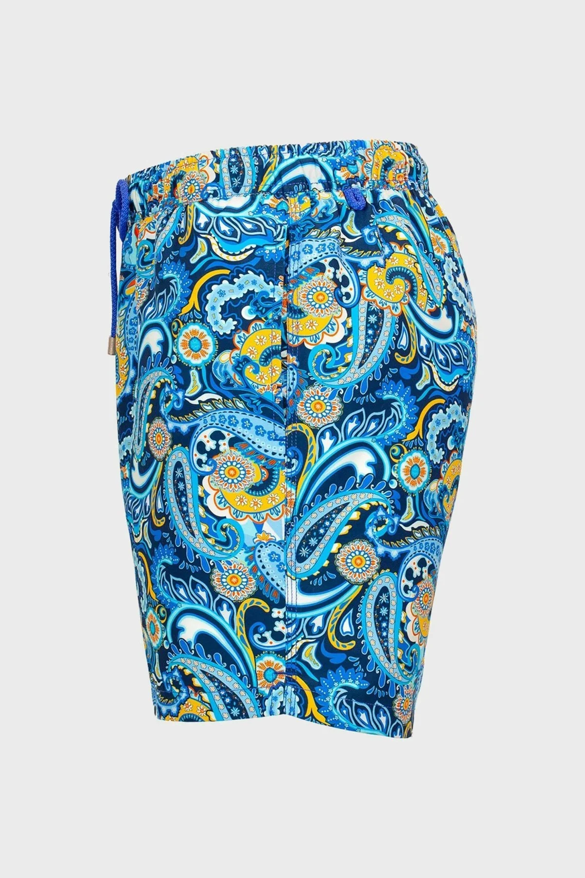 Bluemint Arthus Regular Fit Deniz Şortu Hızlı Kuruyan Erkek Mayo Short BM23003011MS 893 MAVİ-SARI - 3